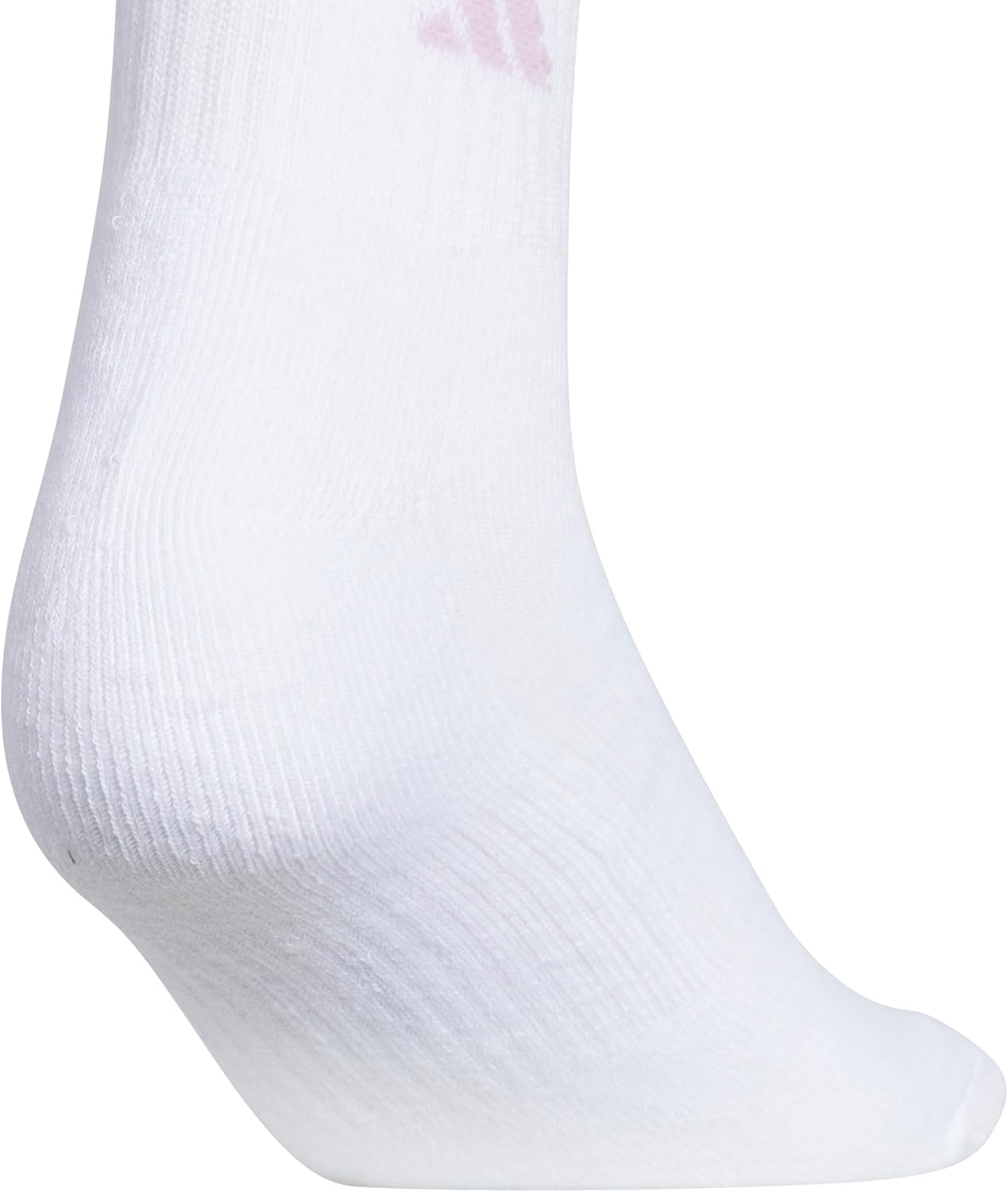 image:imageadidas Womens Athletic Cushioned Quarter Ankle Socks 6 Pairs Durable amp ComfortableWhiteClear Sky BlueBliss Lilac Purple