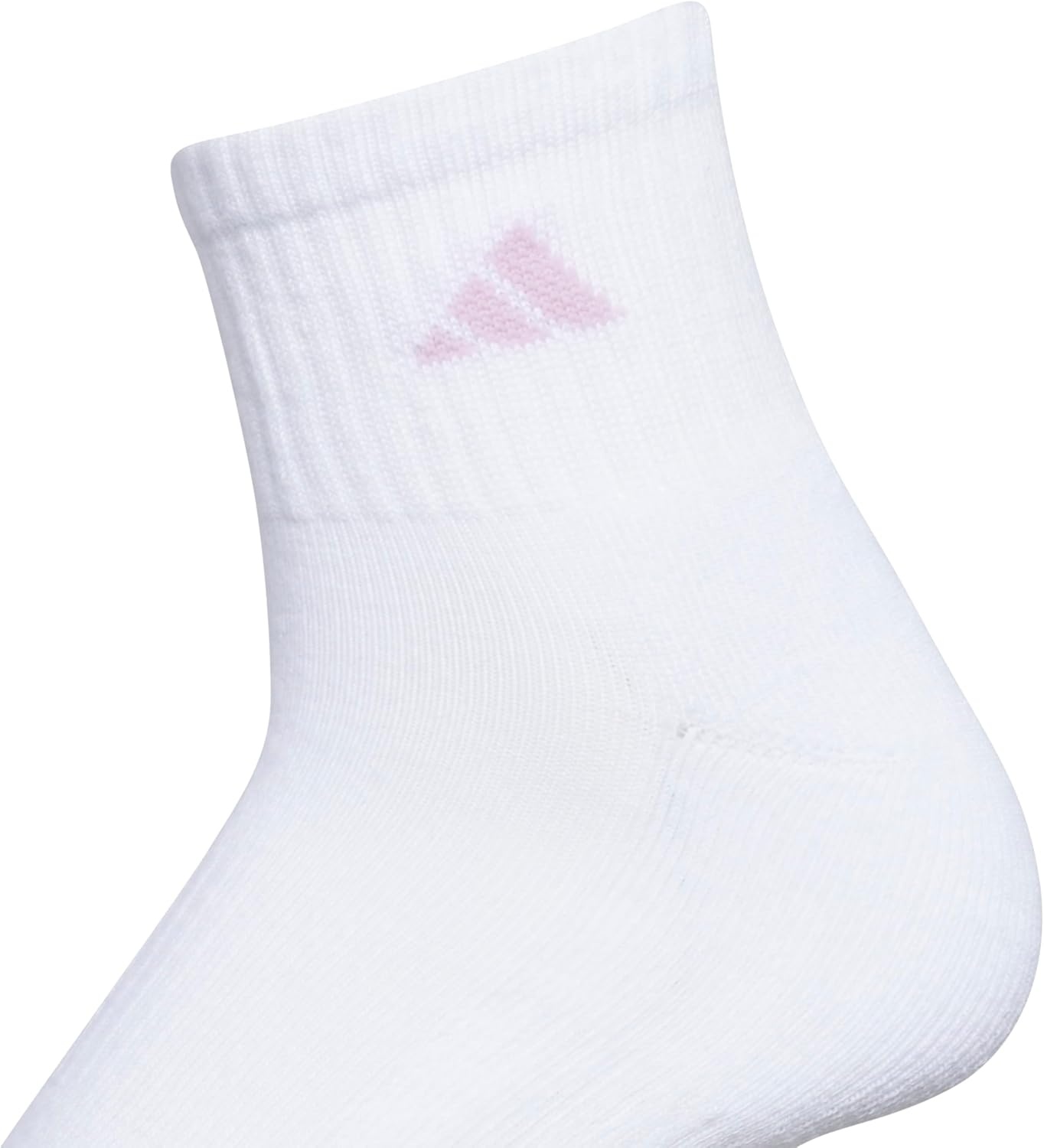 image:imageadidas Womens Athletic Cushioned Quarter Ankle Socks 6 Pairs Durable amp ComfortableWhiteClear Sky BlueBliss Lilac Purple