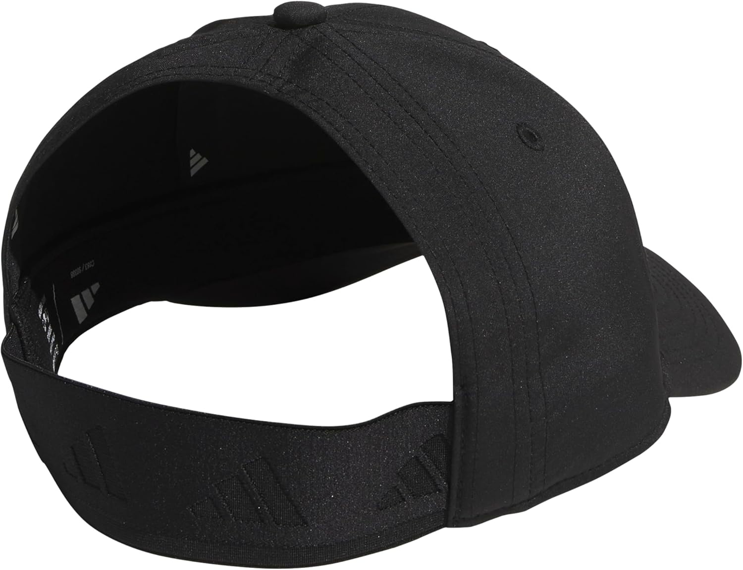 image:imageadidas Womens Backless Ponytail Hat Open Back Baseball CapBlackBlack3