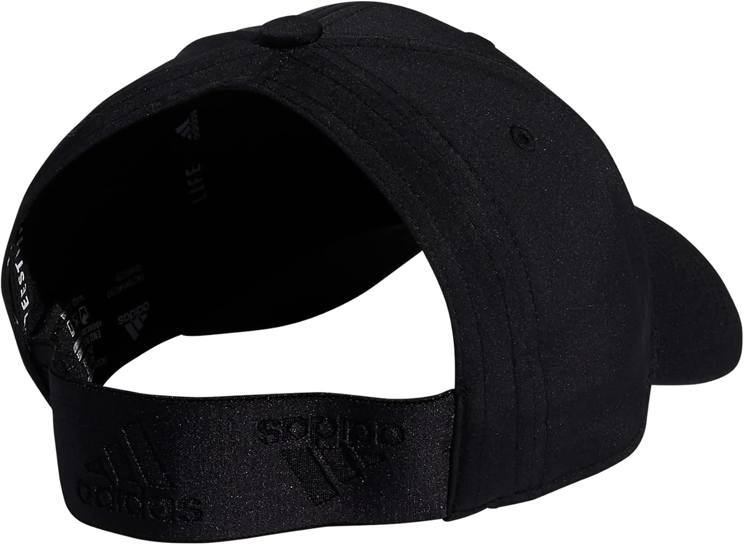 image:imageadidas Womens Backless Ponytail Hat Open Back Baseball CapBlackBlackGrey1