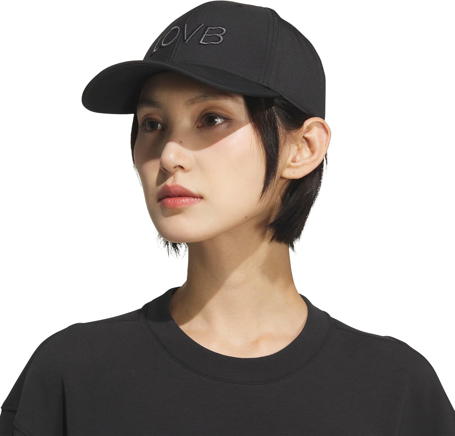 image:imageadidas Womens Backless Ponytail Hat Open Back Baseball CapBlackCarbon GreyLovb