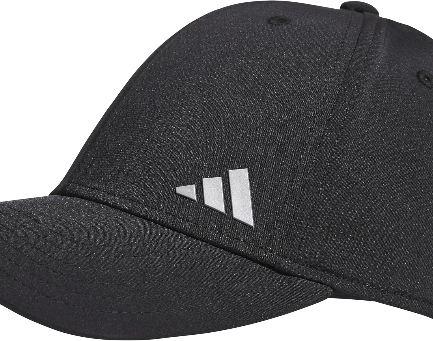 image:imageadidas Womens Backless Ponytail Hat Open Back Baseball CapBlackSilver Metallic2