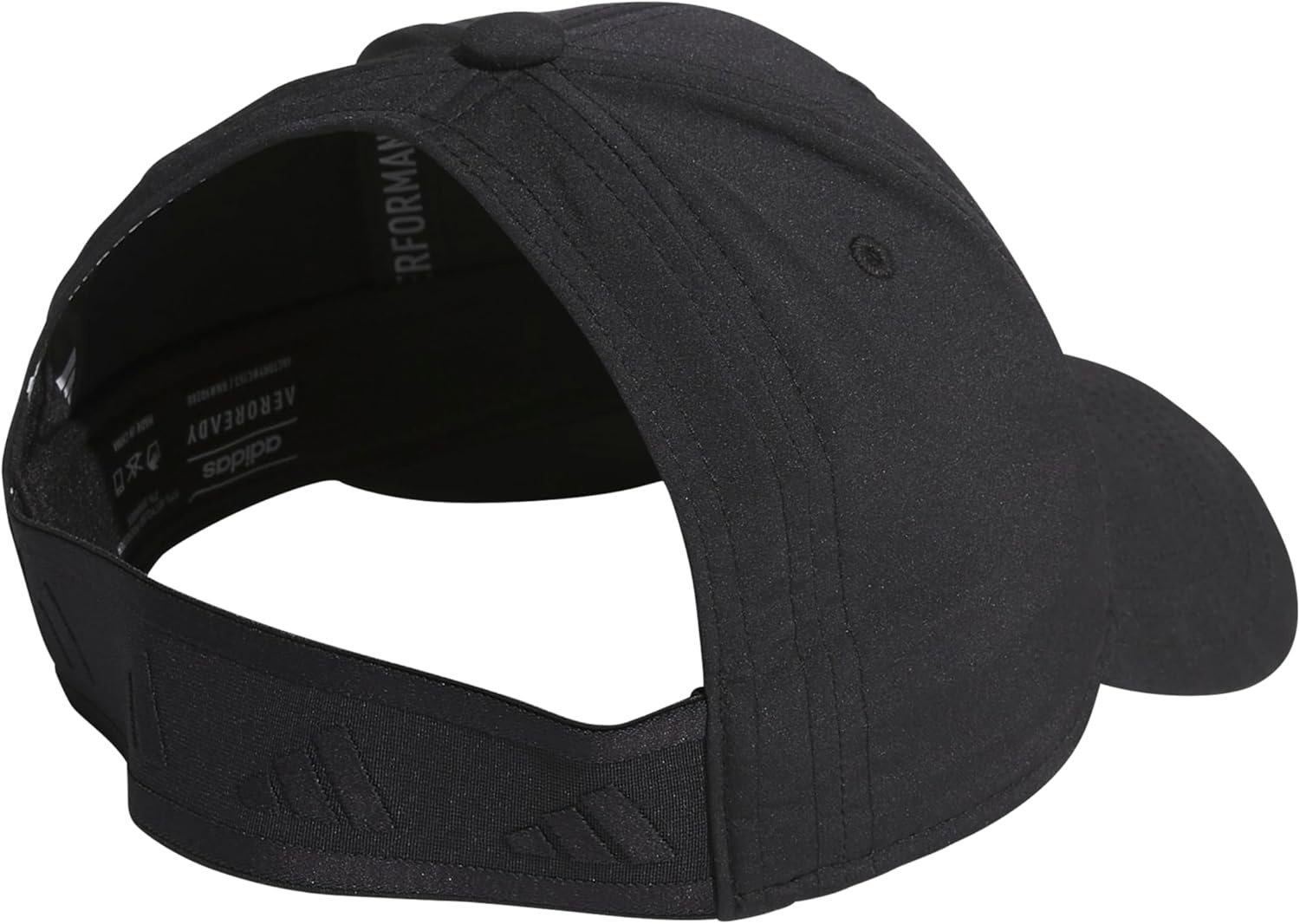 image:imageadidas Womens Backless Ponytail Hat Open Back Baseball CapBlackSilver Metallic2