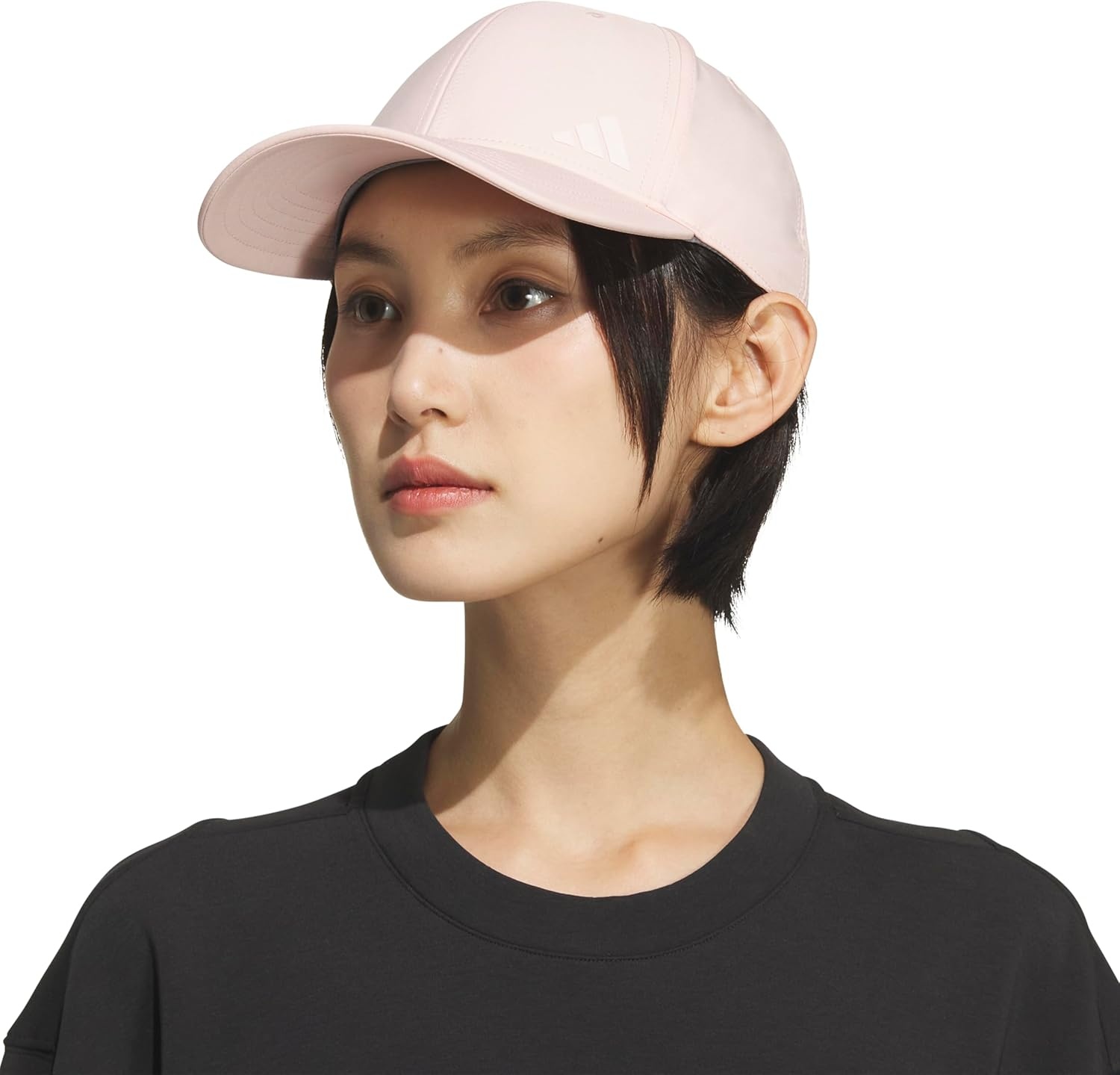 image:imageadidas Womens Backless Ponytail Hat Open Back Baseball CapBlush PinkPink Tint3