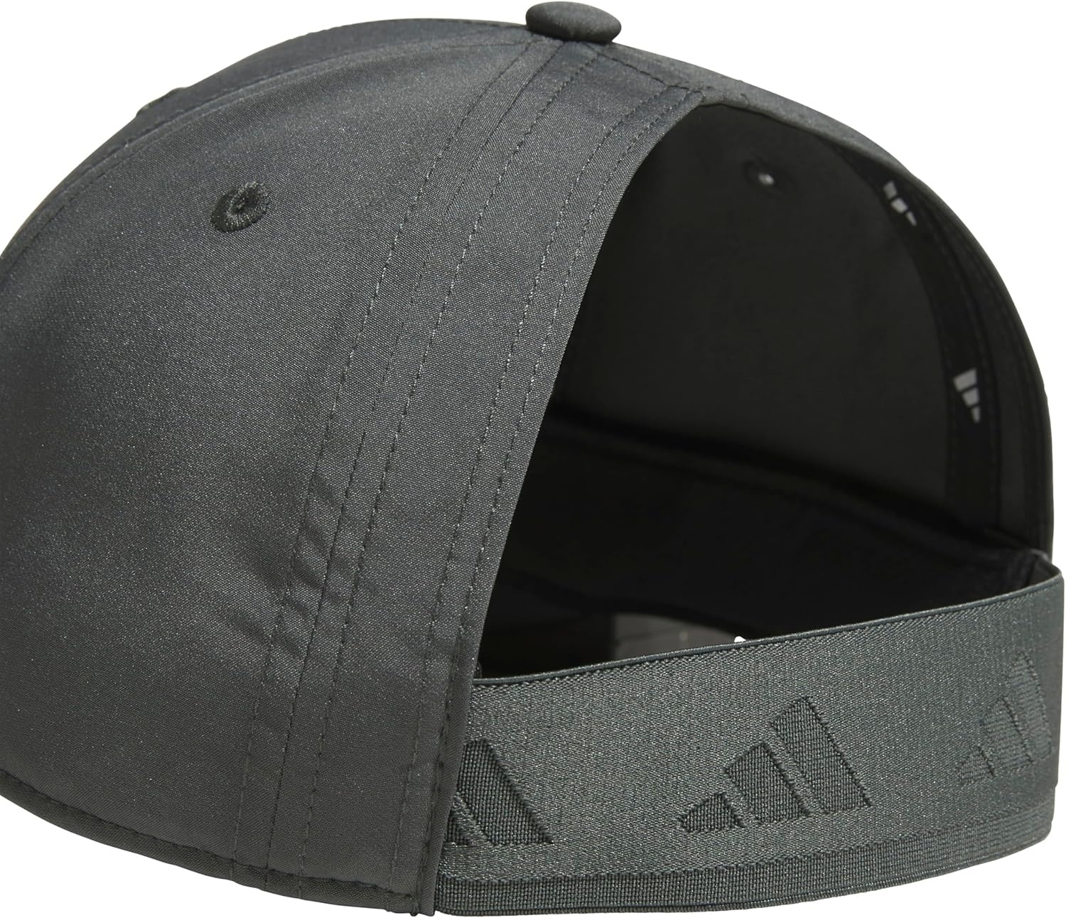 image:imageadidas Womens Backless Ponytail Hat Open Back Baseball CapLegend Ivy GreenLegend Ivy Green3