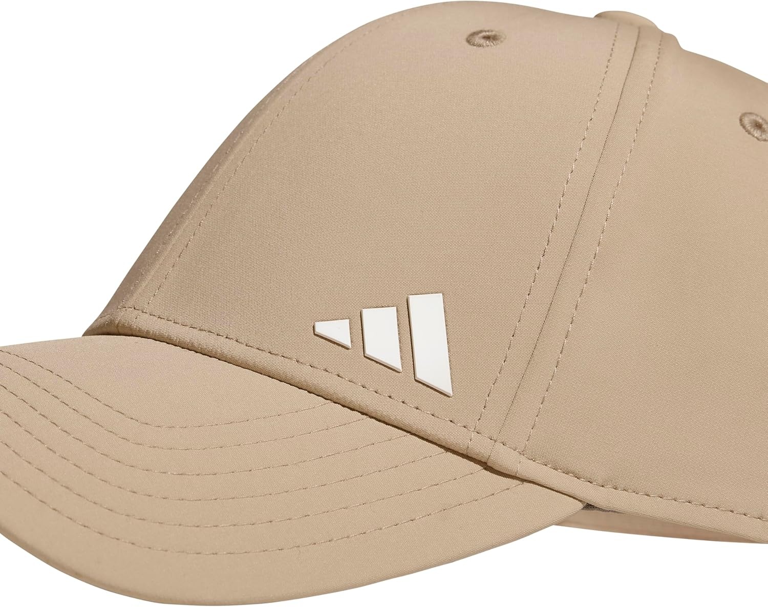 image:imageadidas Womens Backless Ponytail Hat Open Back Baseball CapMagic BeigeOff White2