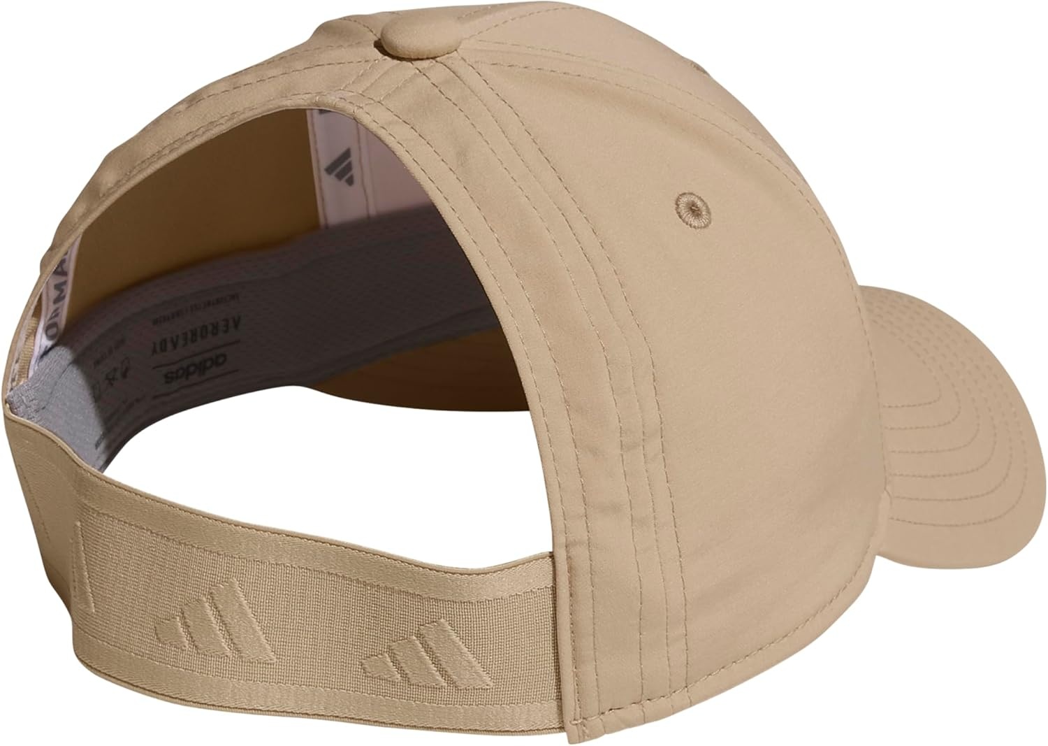 image:imageadidas Womens Backless Ponytail Hat Open Back Baseball CapMagic BeigeOff White2