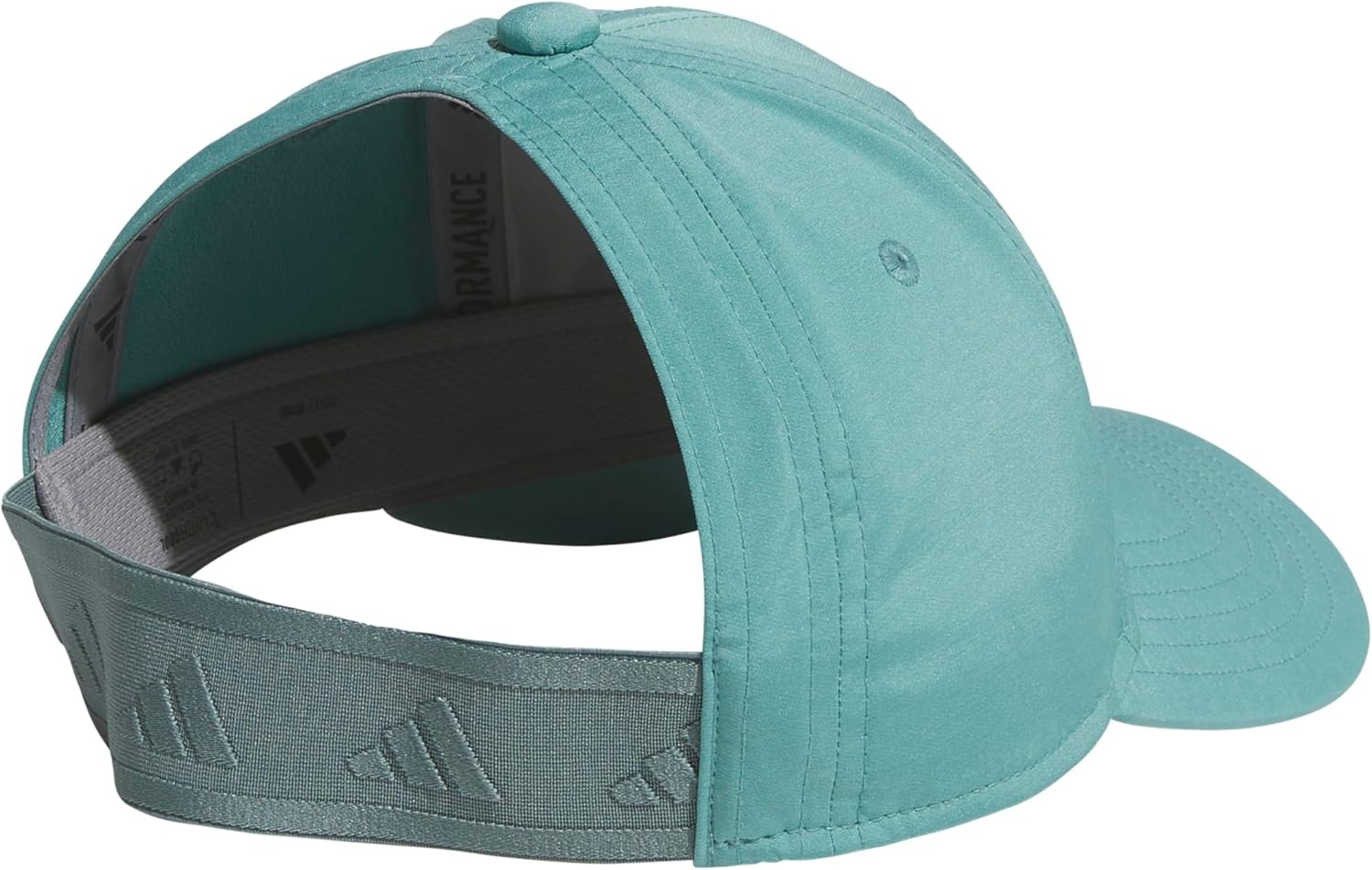 image:imageadidas Womens Backless Ponytail Hat Open Back Baseball CapPowder Teal Green2