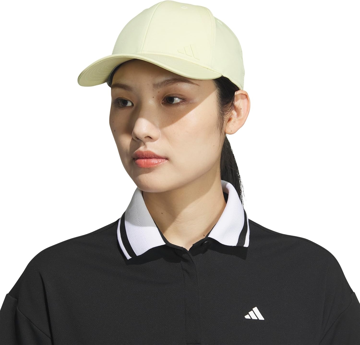 image:imageadidas Womens Backless Ponytail Hat Open Back Baseball CapPowder Yellow2