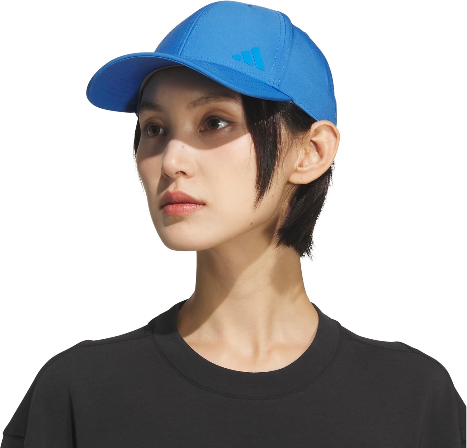 image:imageadidas Womens Backless Ponytail Hat Open Back Baseball CapRay Blue3