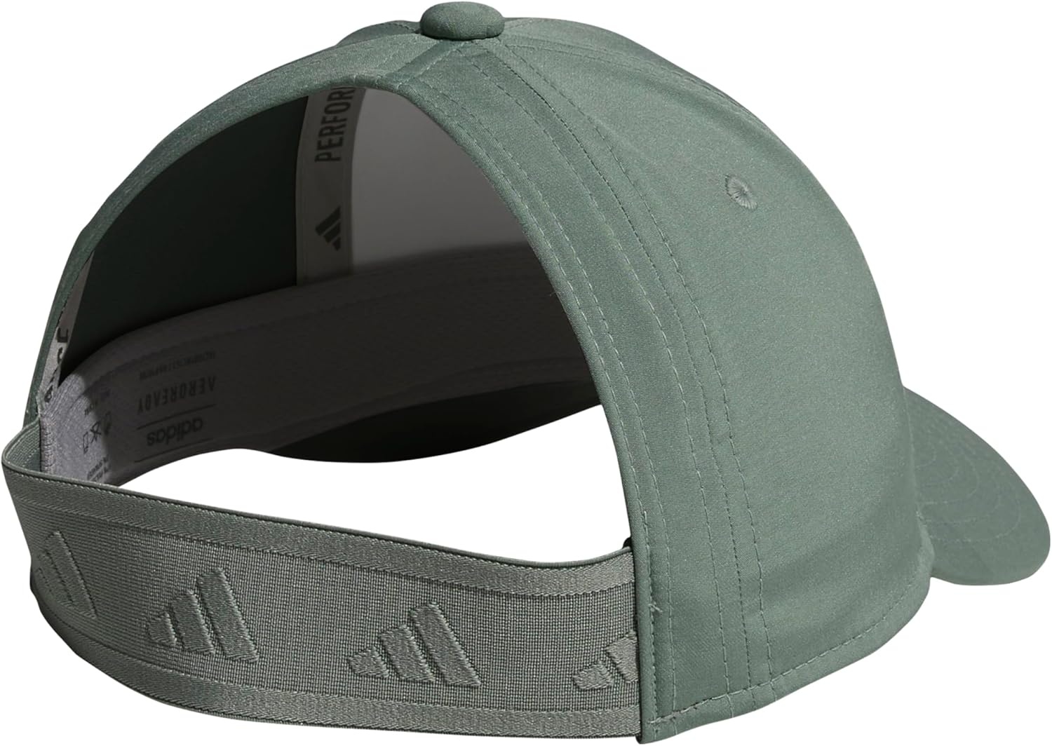 image:imageadidas Womens Backless Ponytail Hat Open Back Baseball CapSilver GreenSilver Metallic2