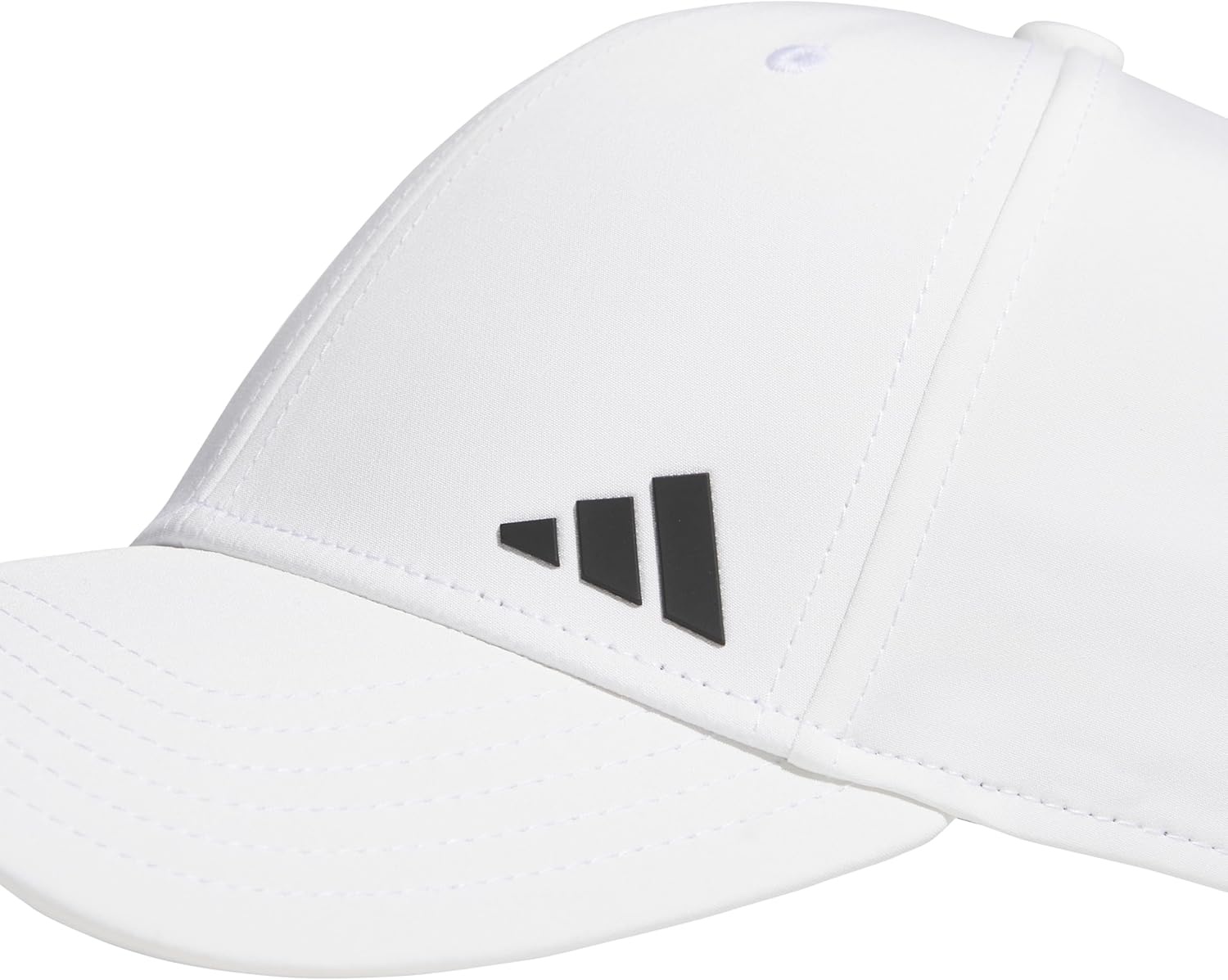 image:imageadidas Womens Backless Ponytail Hat Open Back Baseball CapWhiteBlack2