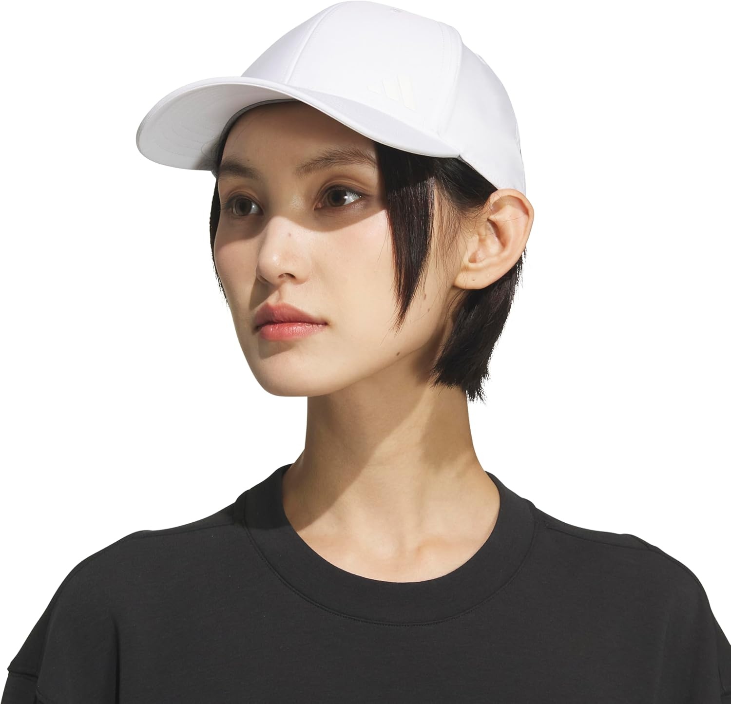 image:imageadidas Womens Backless Ponytail Hat Open Back Baseball CapWhiteWhite3