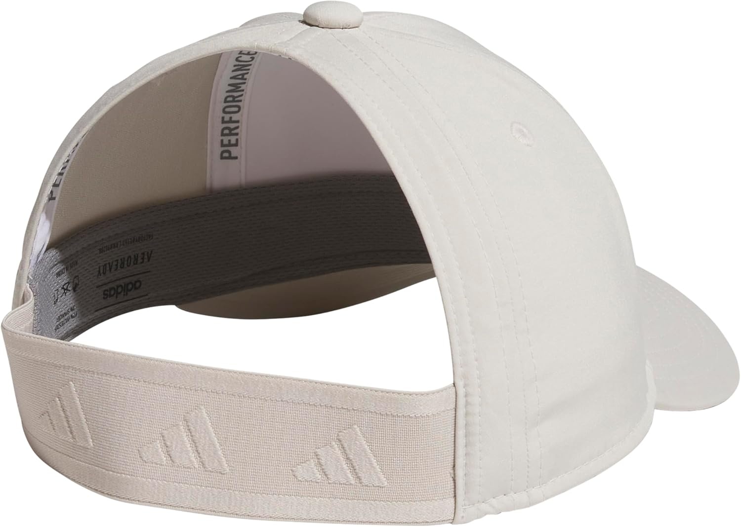 image:imageadidas Womens Backless Ponytail Hat Open Back Baseball CapWonder Alumina GreyWhite2