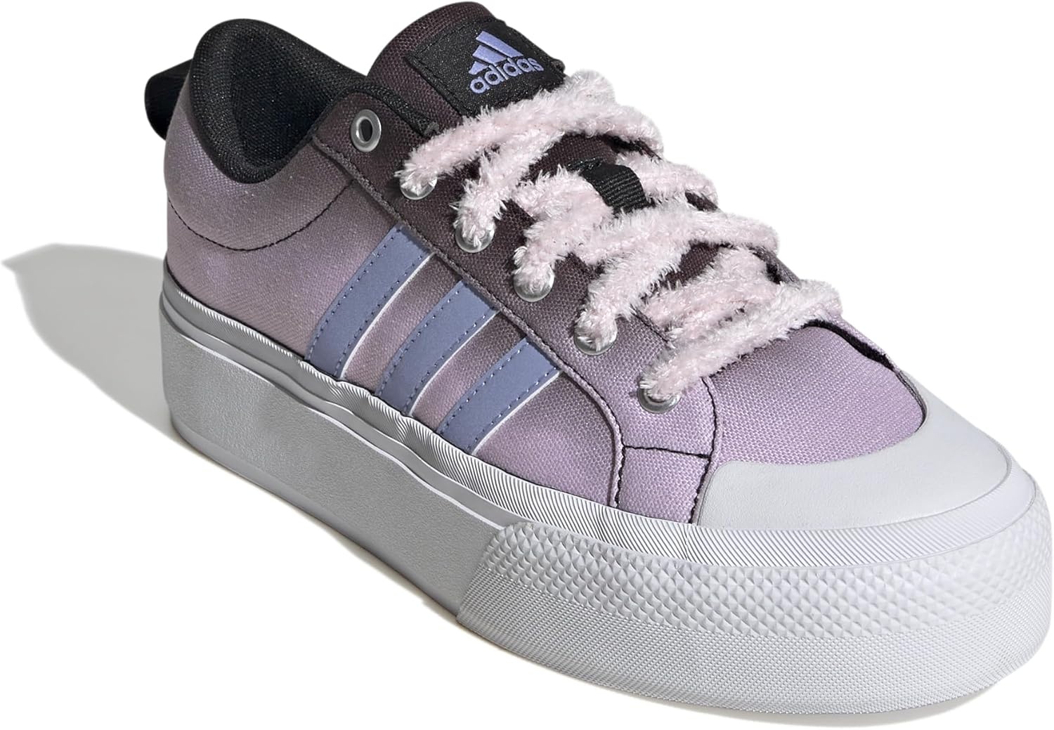 image:imageadidas Womens Bravada 20 Platform Sneakers Shoes Casual BlueBlackBlue Spark MetClear Pink