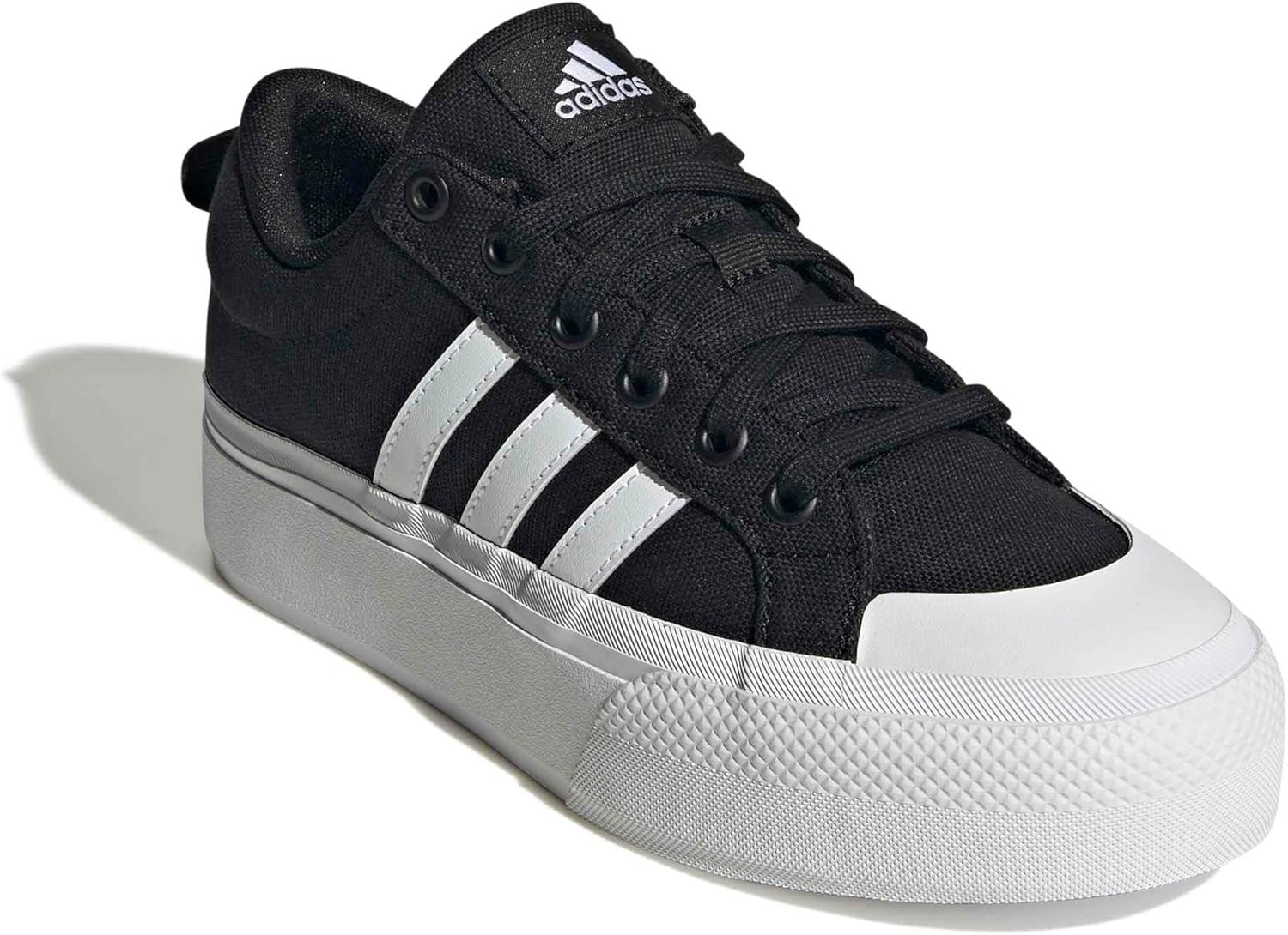 image:imageadidas Womens Bravada 20 Platform Sneakers Shoes Casual BlueBlackWhiteBlack