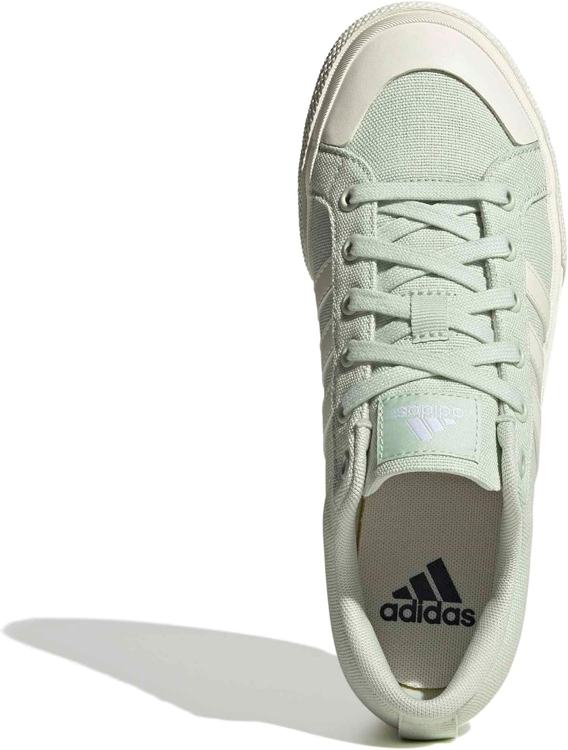 image:imageadidas Womens Bravada 20 Platform Sneakers Shoes Casual BlueLinen GreenOff WhiteLinen Green