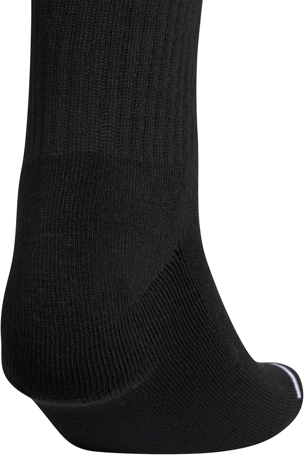 image:imageadidas Womens Cushioned Crew Socks 3 Pairs Durable amp ComfortableBlackWhite3stripe3