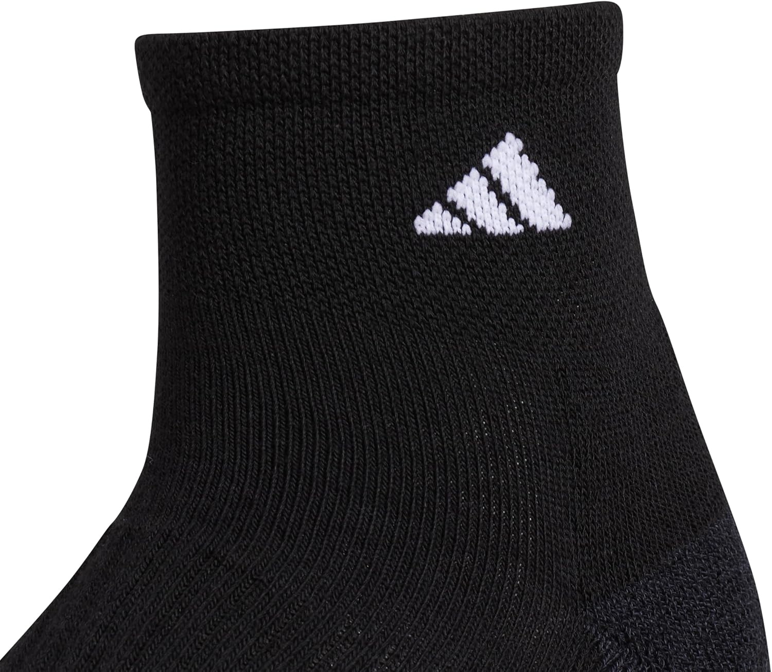 image:imageadidas Womens Cushioned Quarter Ankle Socks 3 Pairs Durable amp ComfortableBlackNight GreyWhite3