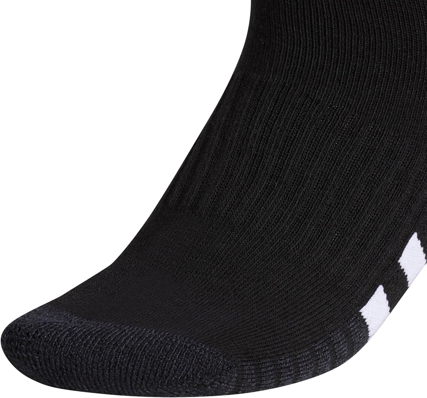 image:imageadidas Womens Cushioned Quarter Ankle Socks 3 Pairs Durable amp ComfortableBlackNight GreyWhite3