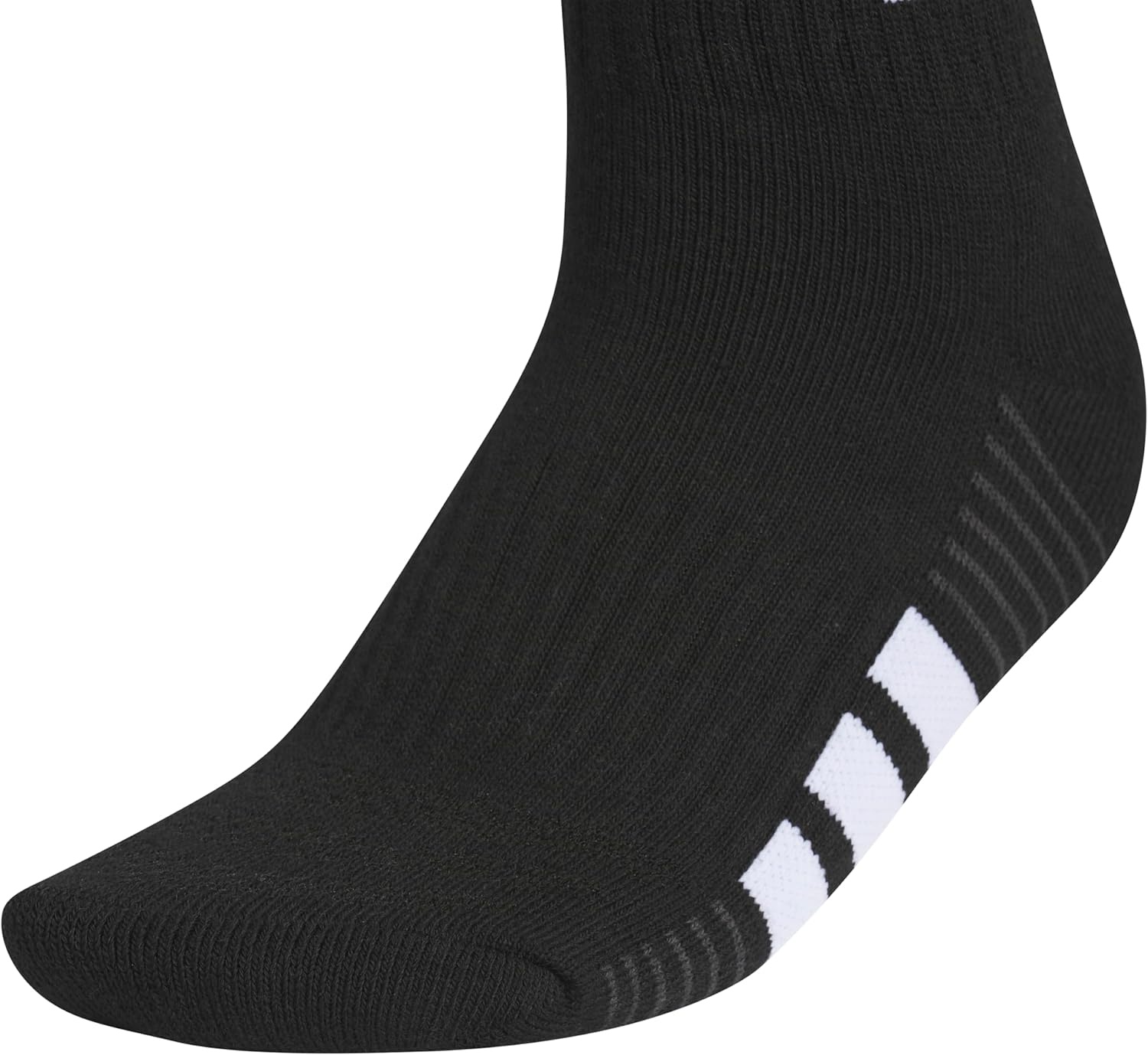 image:imageadidas Womens Cushioned Quarter Ankle Socks 3 Pairs Durable amp ComfortableBlackWhiteCarbon Grey4