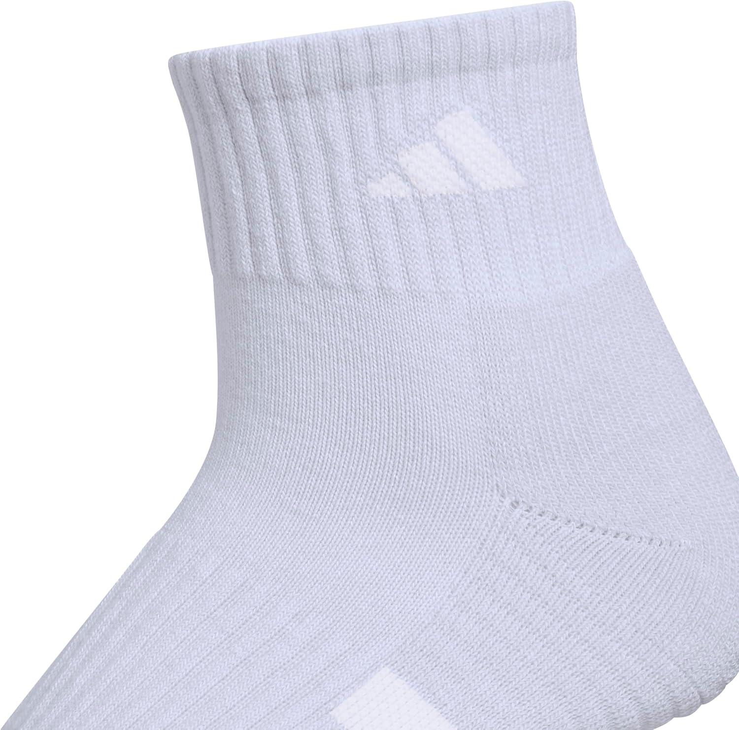 image:imageadidas Womens Cushioned Quarter Ankle Socks 3 Pairs Durable amp ComfortableFrozen PurpleClear Onix GreySolar Purple4