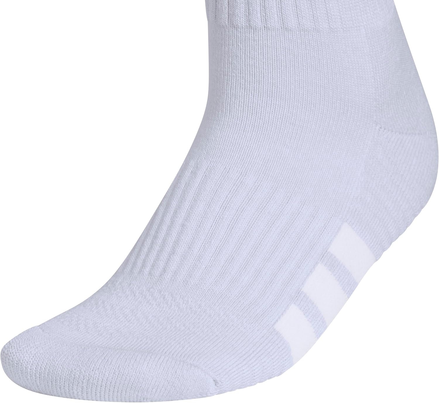 image:imageadidas Womens Cushioned Quarter Ankle Socks 3 Pairs Durable amp ComfortableFrozen PurpleClear Onix GreySolar Purple4