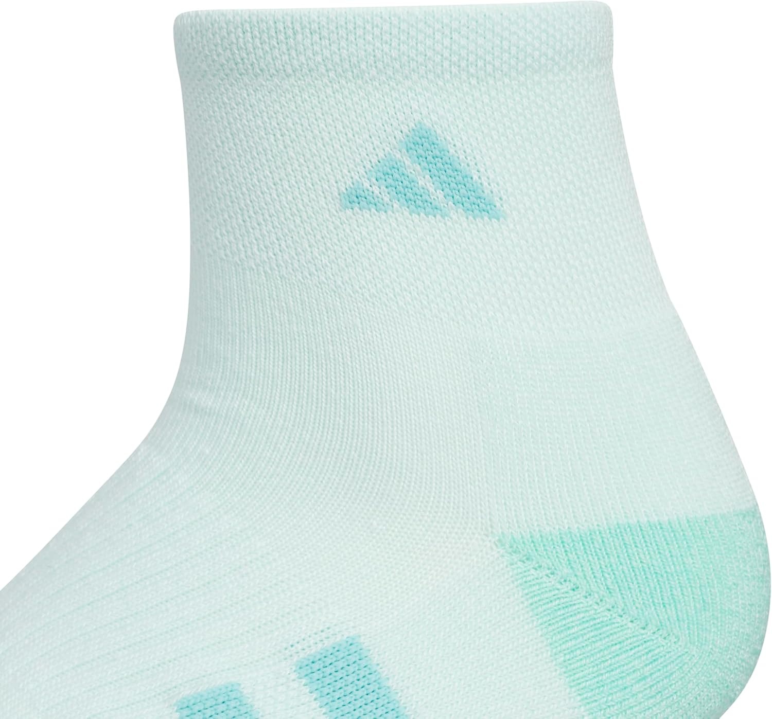 image:imageadidas Womens Cushioned Quarter Ankle Socks 3 Pairs Durable amp ComfortableHalo Mint GreenWhiteGrey3