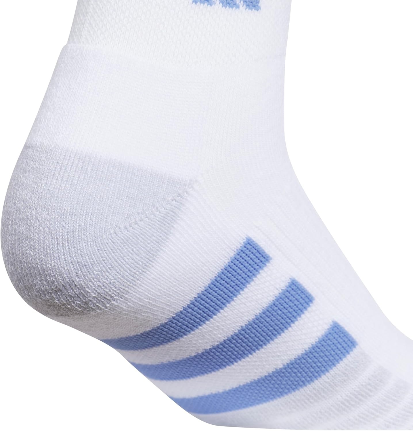 image:imageadidas Womens Cushioned Quarter Ankle Socks 3 Pairs Durable amp ComfortableWhiteBlue FusionPowder Teal Green3