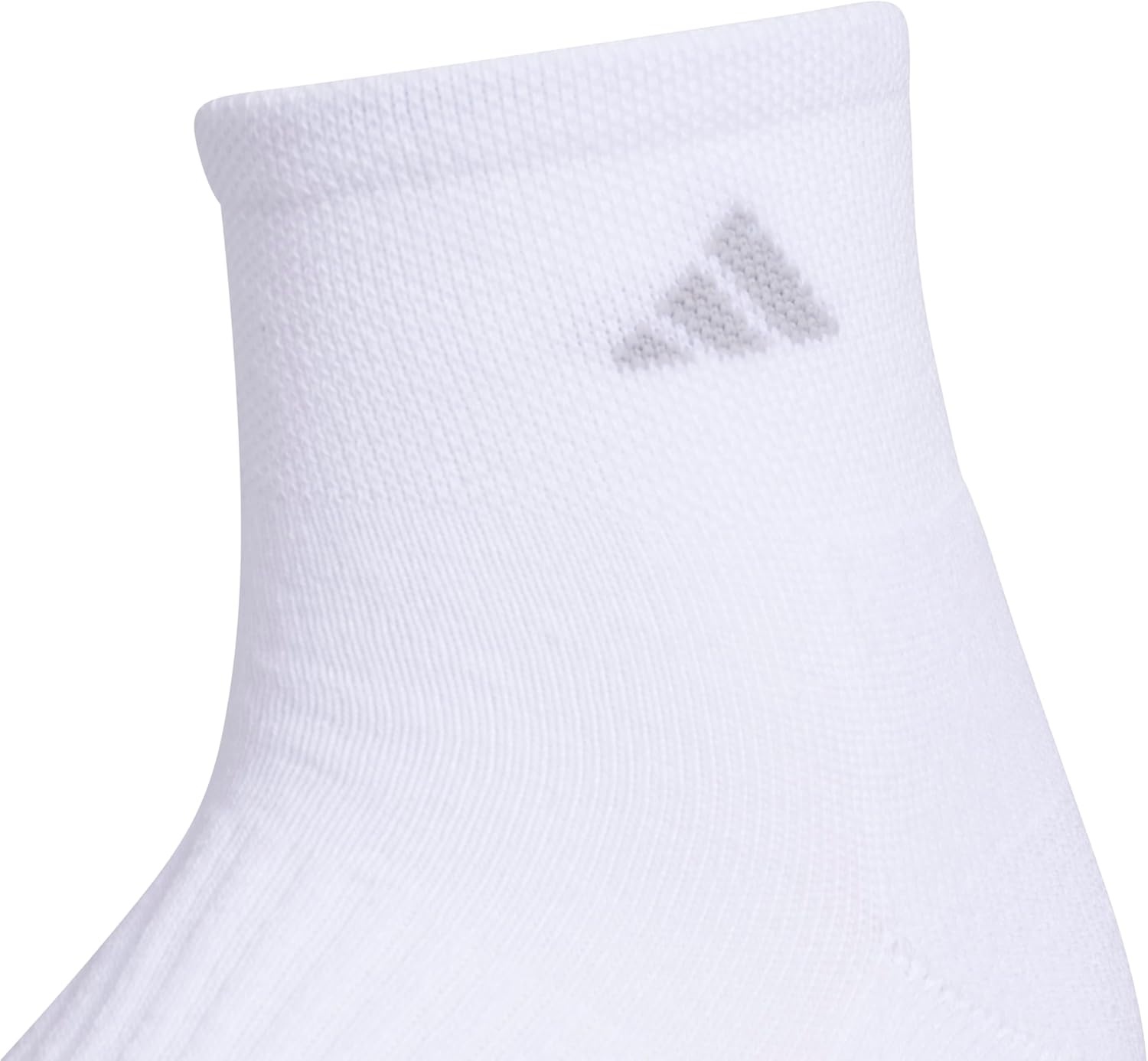 image:imageadidas Womens Cushioned Quarter Ankle Socks 3 Pairs Durable amp ComfortableWhiteClear Onix Grey3
