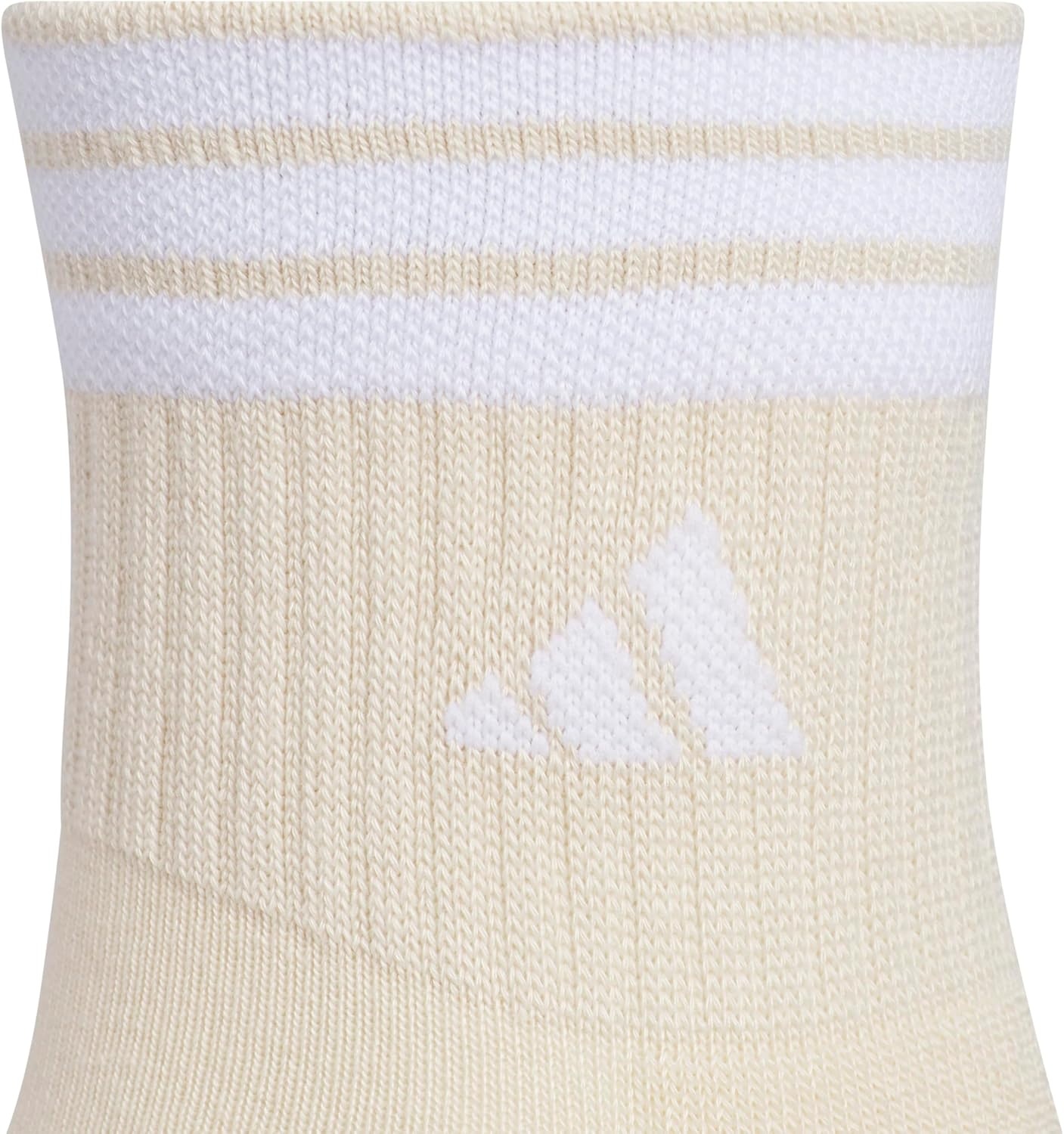 image:imageadidas Womens Cushioned Sport High Quarter Socks 3 Pairs Durable amp ComfortableCrystal Linen BeigeWhiteChalky Brown3stripe4