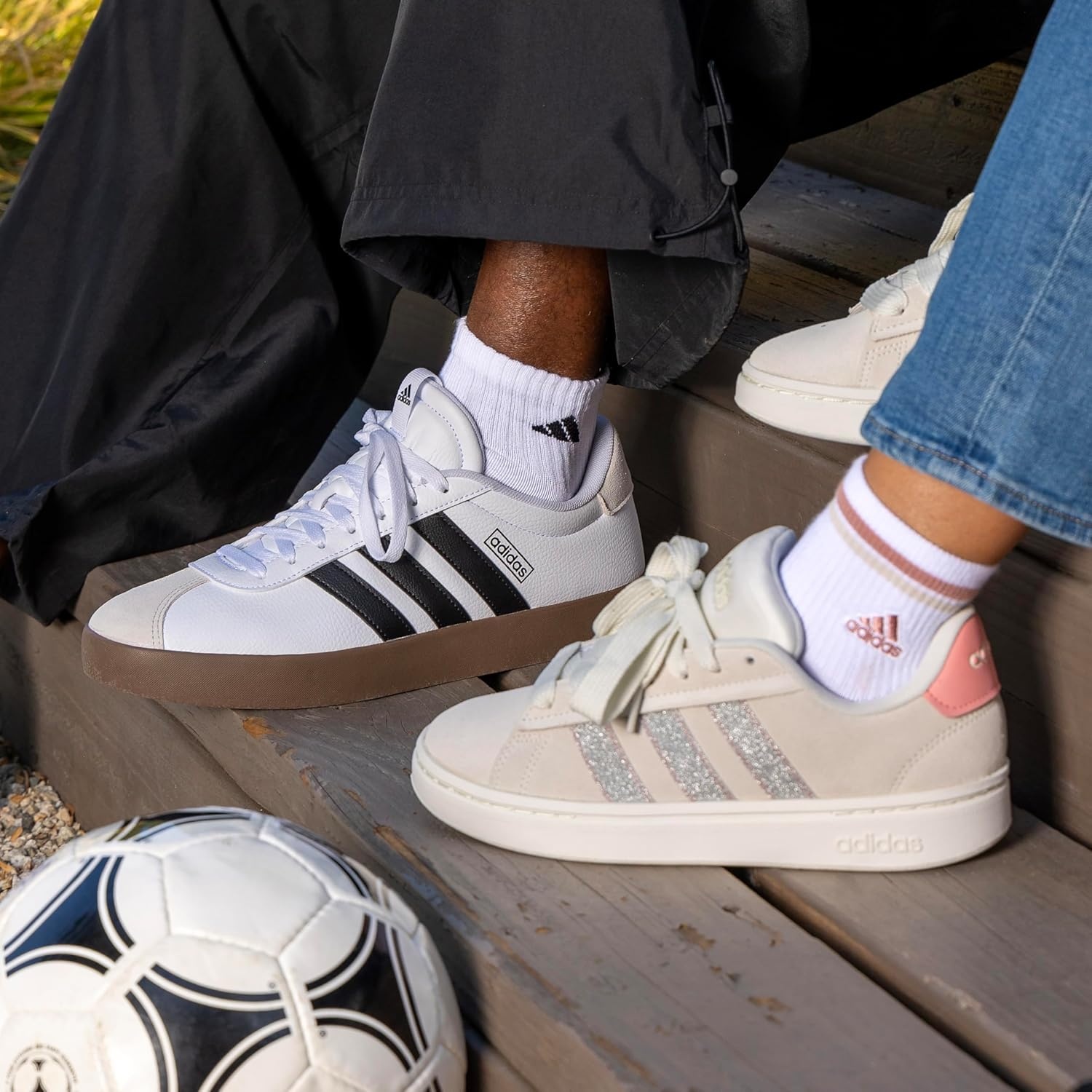 image:imageadidas Womens Cushioned Sport High Quarter Socks 3 Pairs Durable amp ComfortableLinen GreenWonder BeigeWhite2