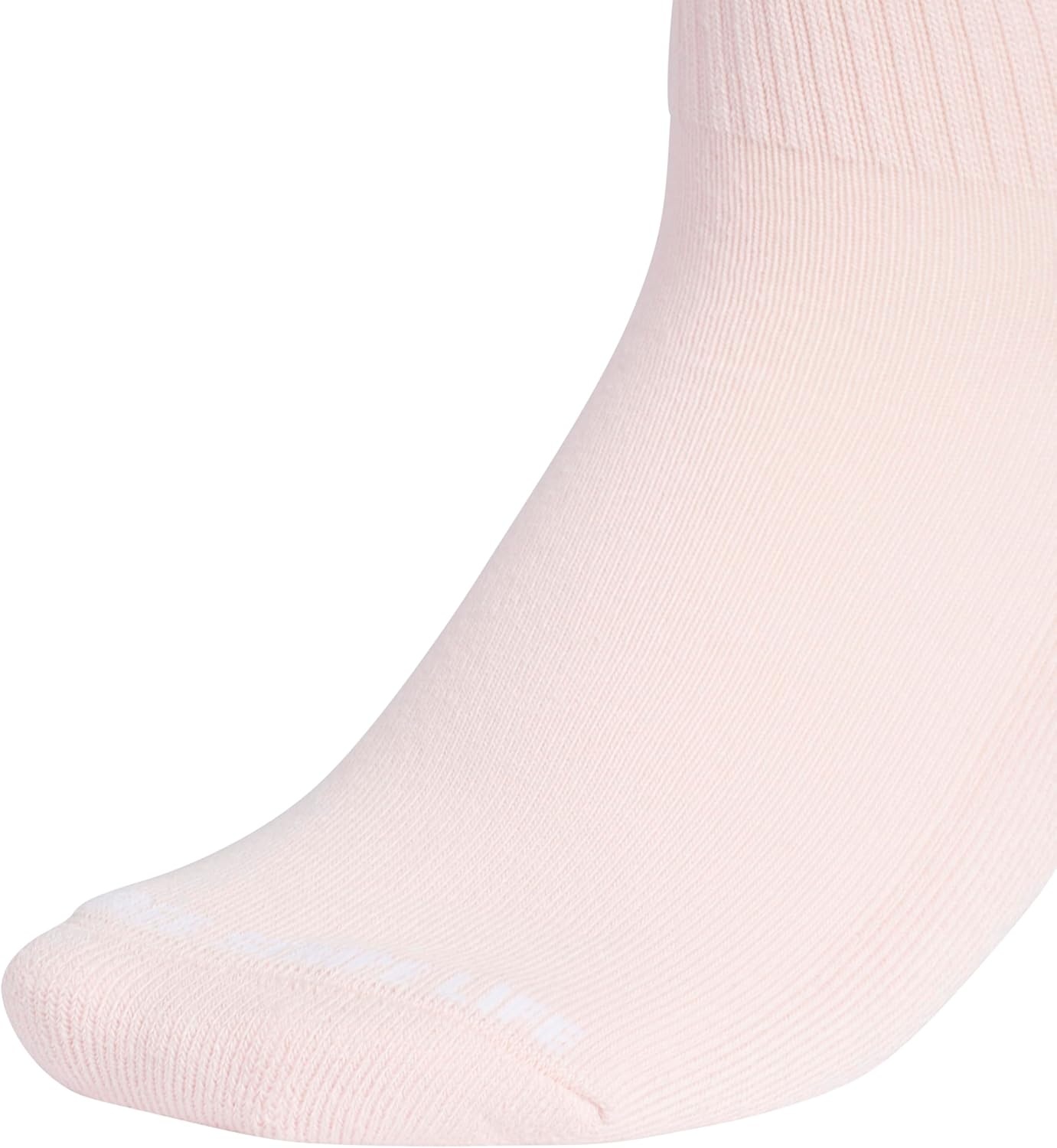 image:imageadidas Womens Cushioned Sport High Quarter Socks 3 Pairs Durable amp ComfortableSandy PinkPreloved Ink BlueWhite2