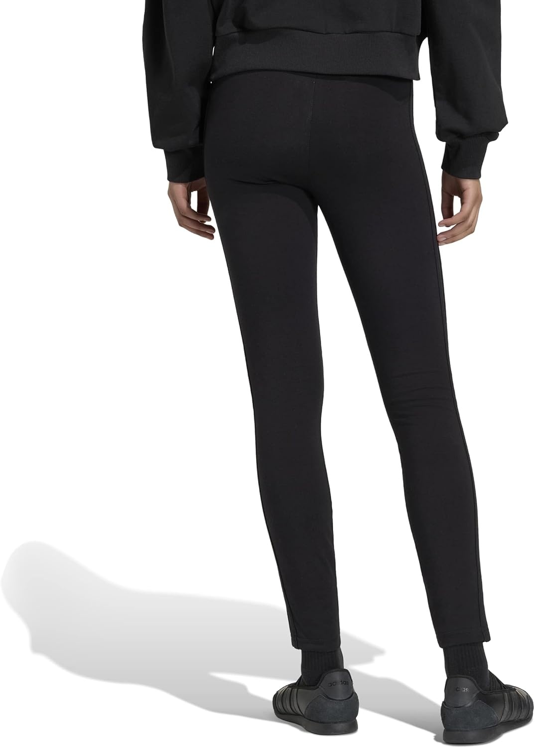 image:imageadidas Womens Essentials 3Stripes Cotton LeggingsBlack