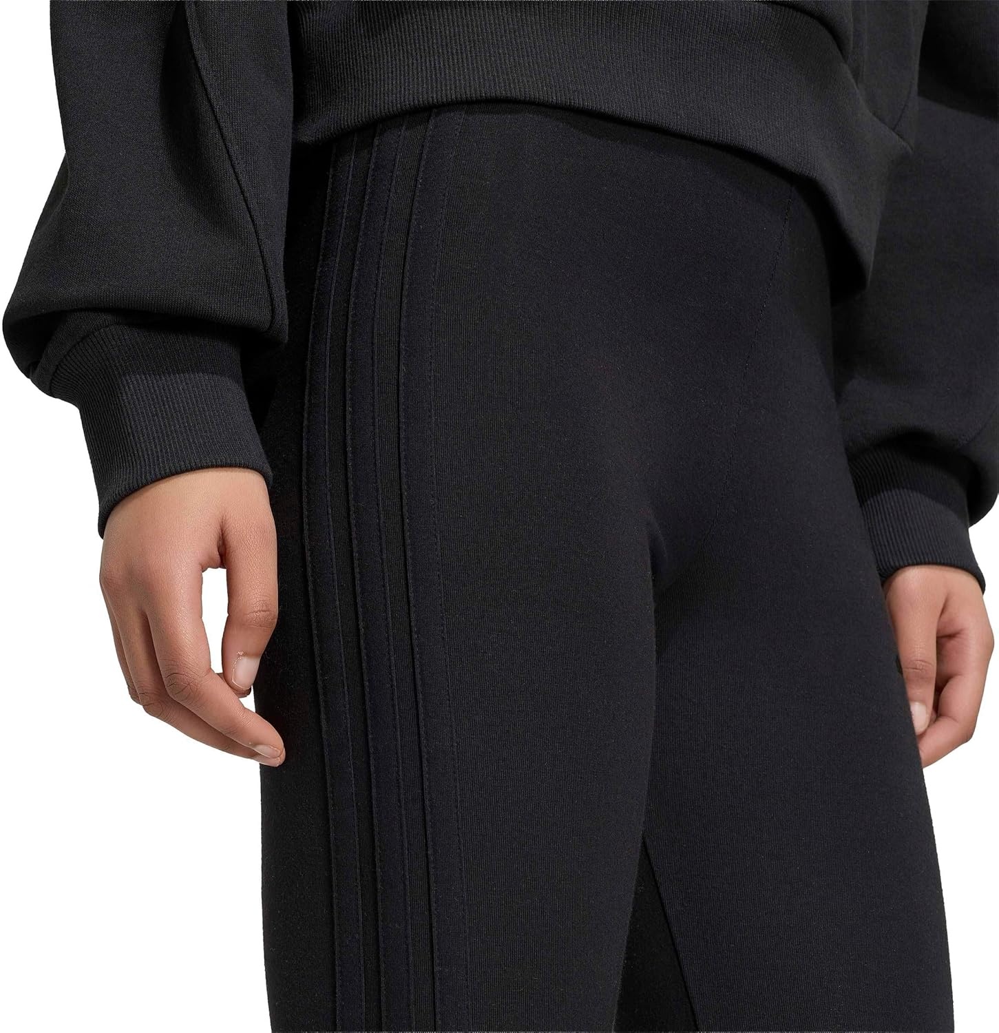 image:imageadidas Womens Essentials 3Stripes Cotton LeggingsBlack