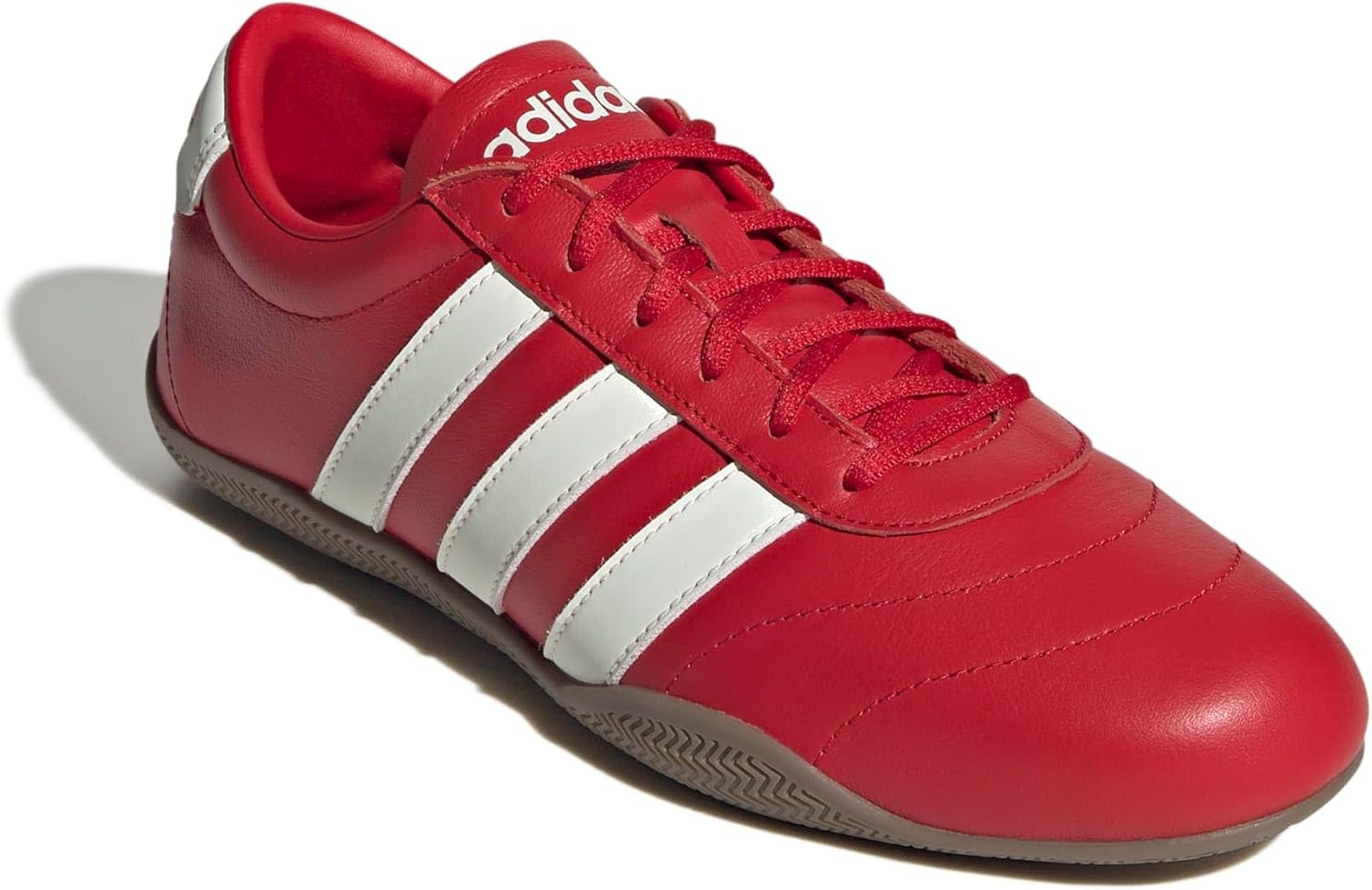 image:imageadidas Womens Grand Court Lo SneakersBetter ScarletOff WhiteGum