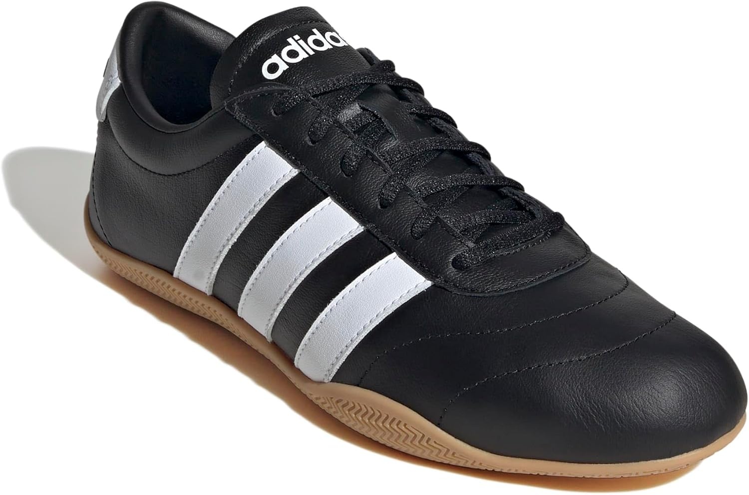 image:imageadidas Womens Grand Court Lo SneakersBlackWhiteGum