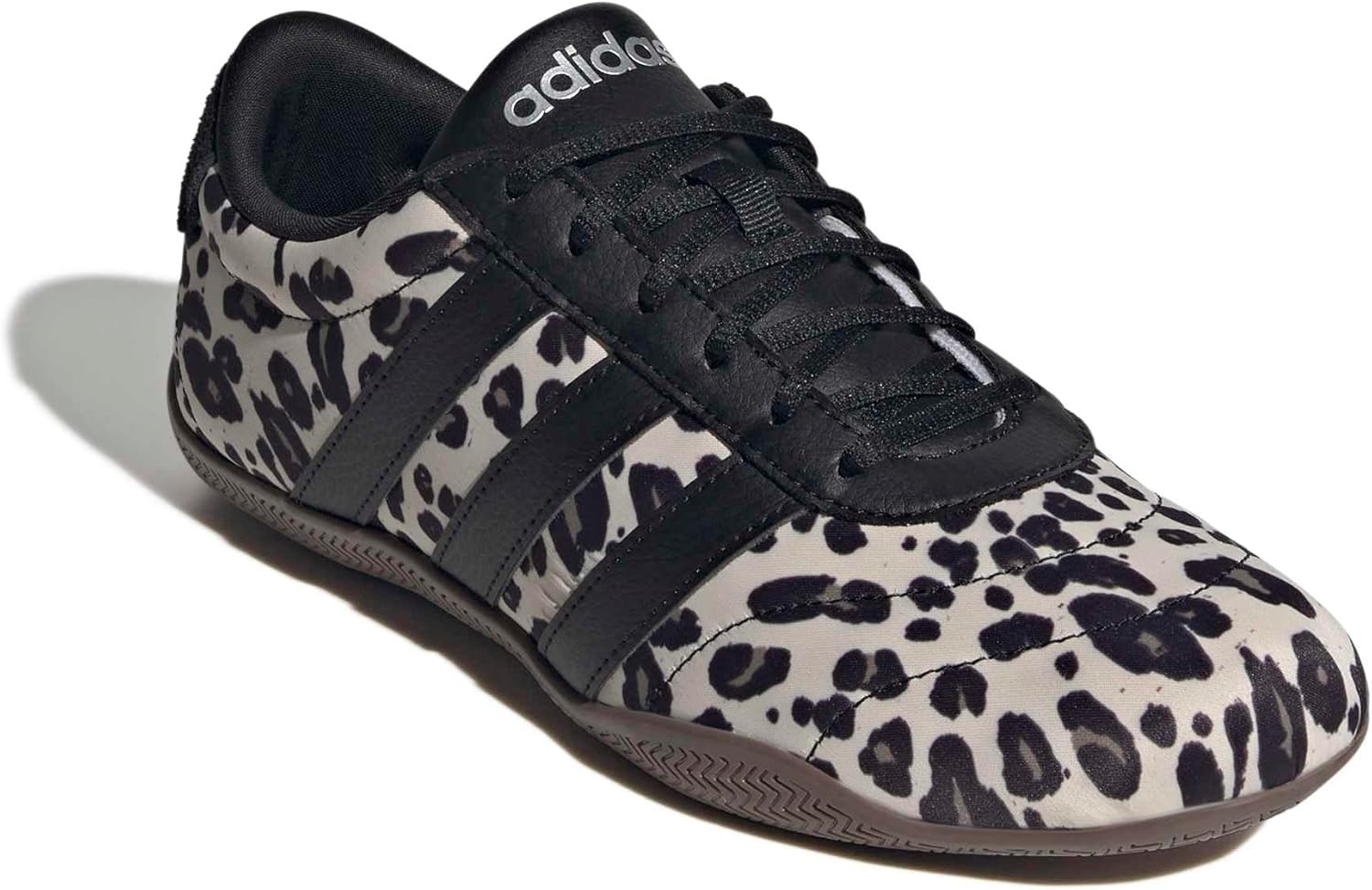 image:imageadidas Womens Grand Court Lo SneakersCrystal LinenBlackKhaki