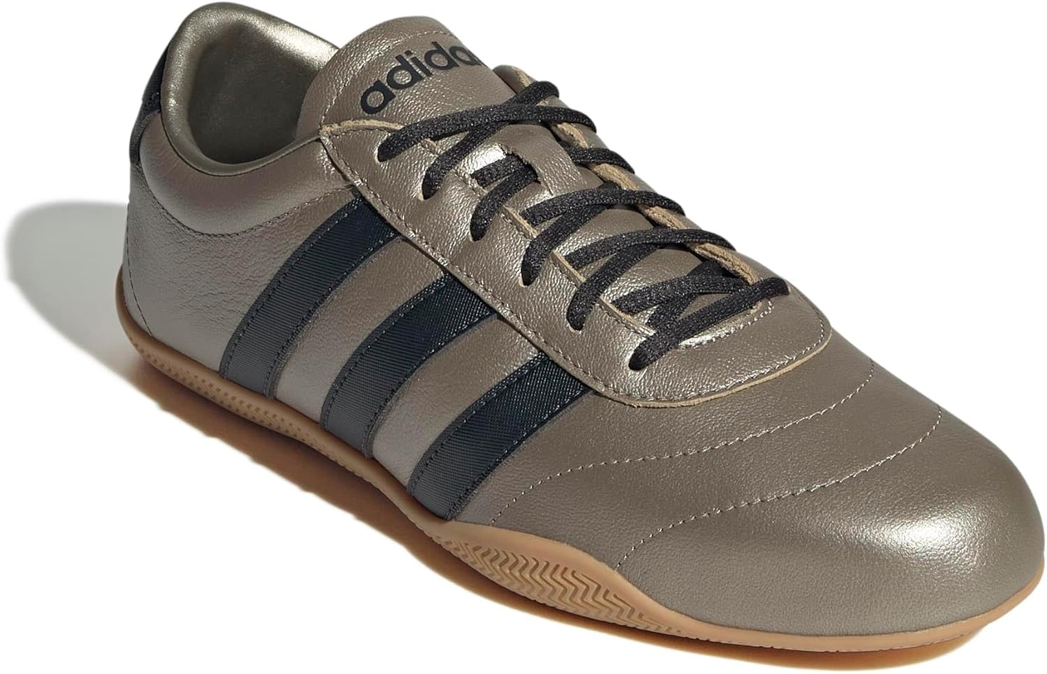 image:imageadidas Womens Grand Court Lo SneakersCyber MetallicCarbonGum
