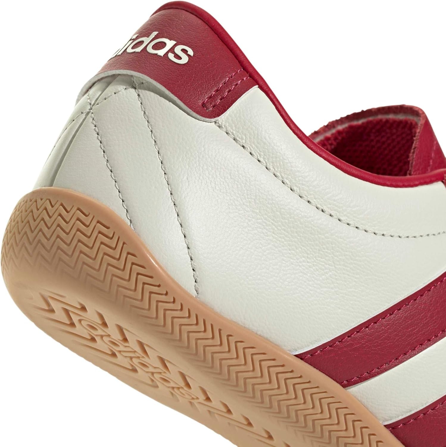 image:imageadidas Womens Grand Court Lo SneakersIvoryTeam Victory RedGum