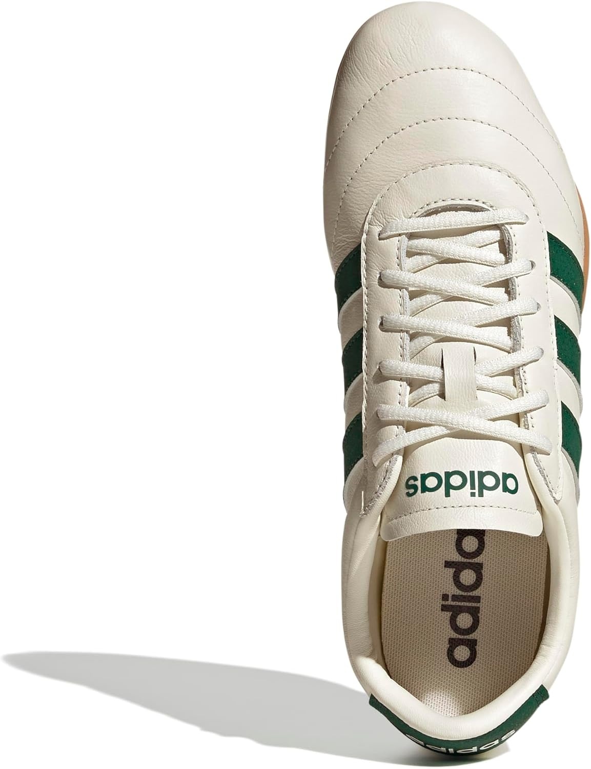 image:imageadidas Womens Grand Court Lo SneakersOff WhiteCollegiate GreenGum