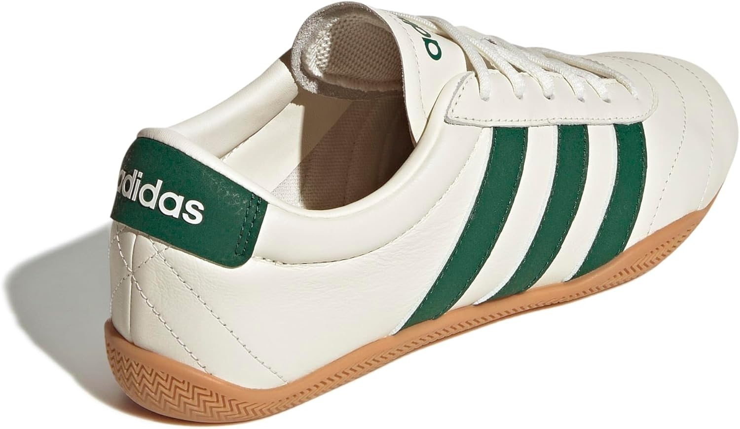 image:imageadidas Womens Grand Court Lo SneakersOff WhiteCollegiate GreenGum