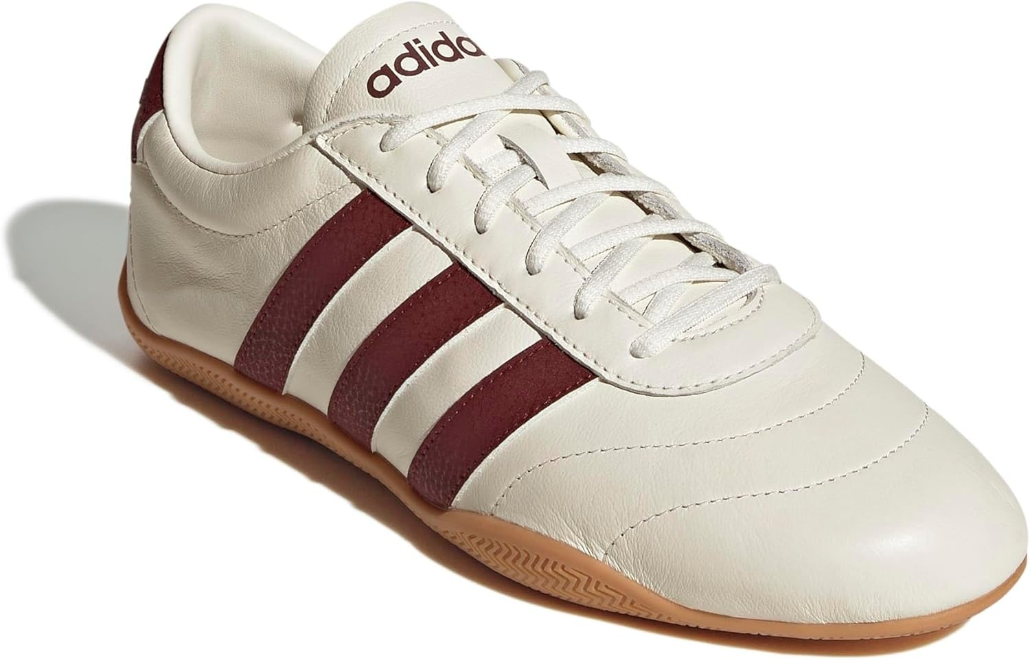image:imageadidas Womens Grand Court Lo SneakersOff WhiteShadow RedGum