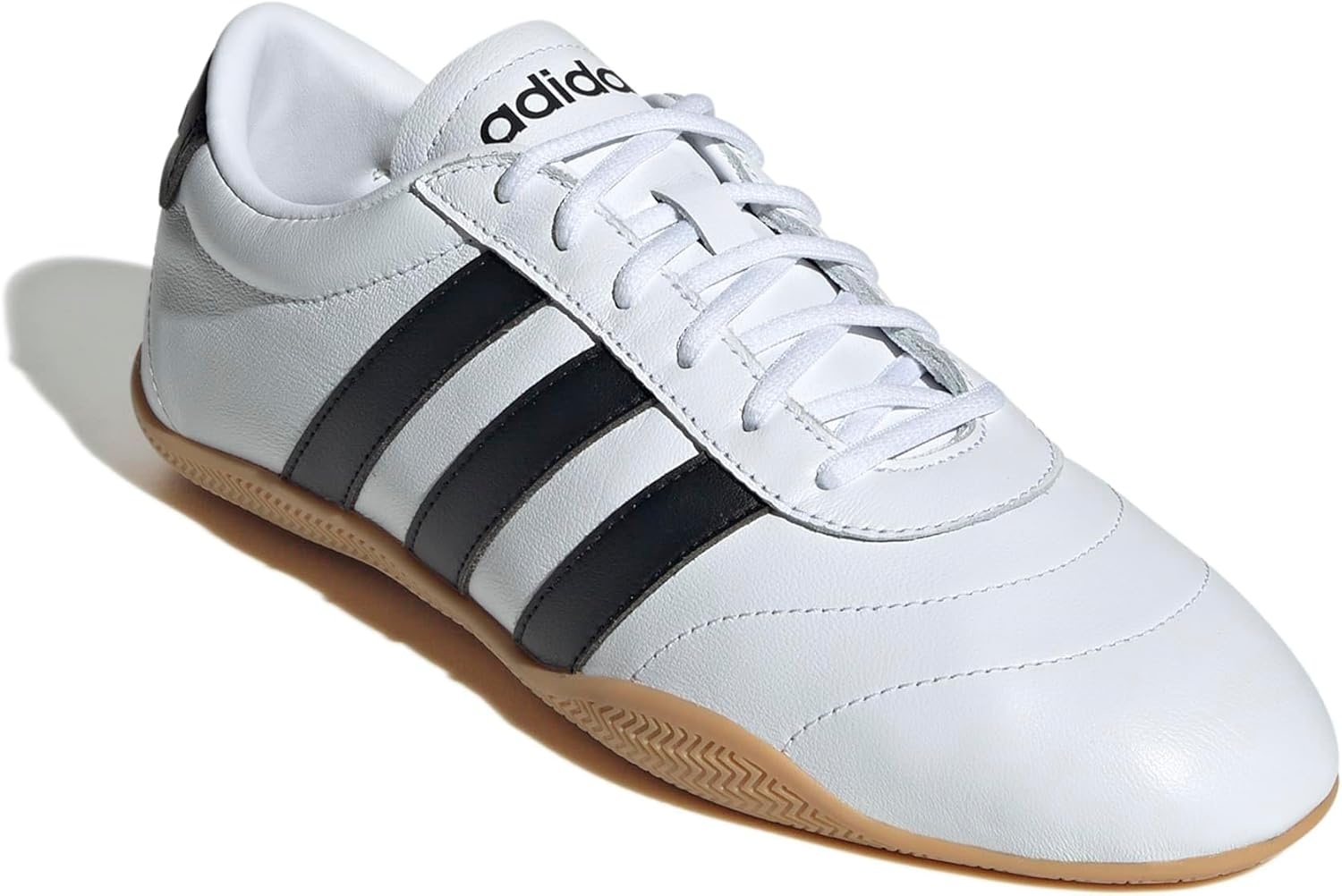 image:imageadidas Womens Grand Court Lo SneakersWhiteBlackGum