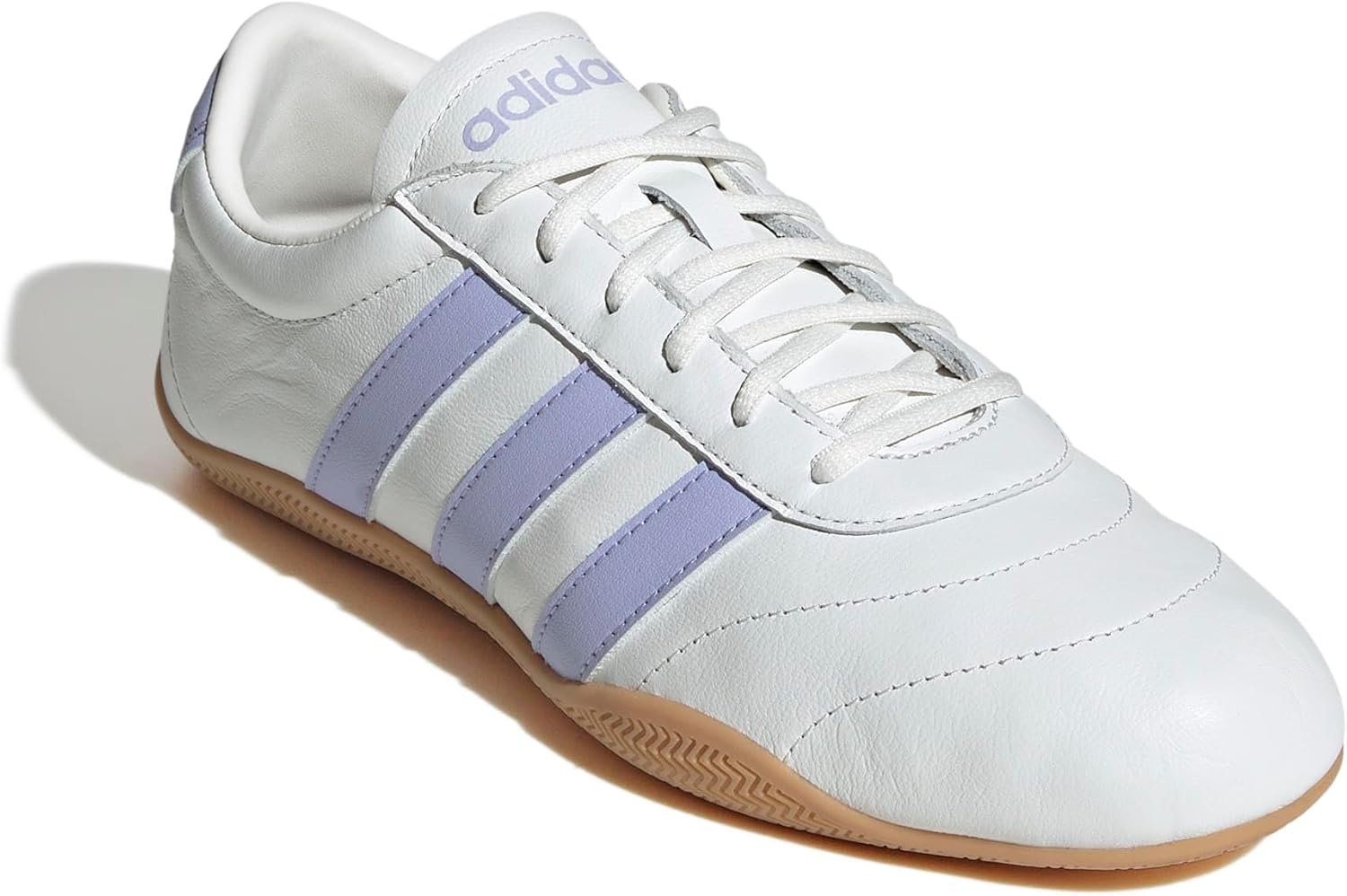 image:imageadidas Womens Grand Court Lo SneakersWhiteViolet ToneGum