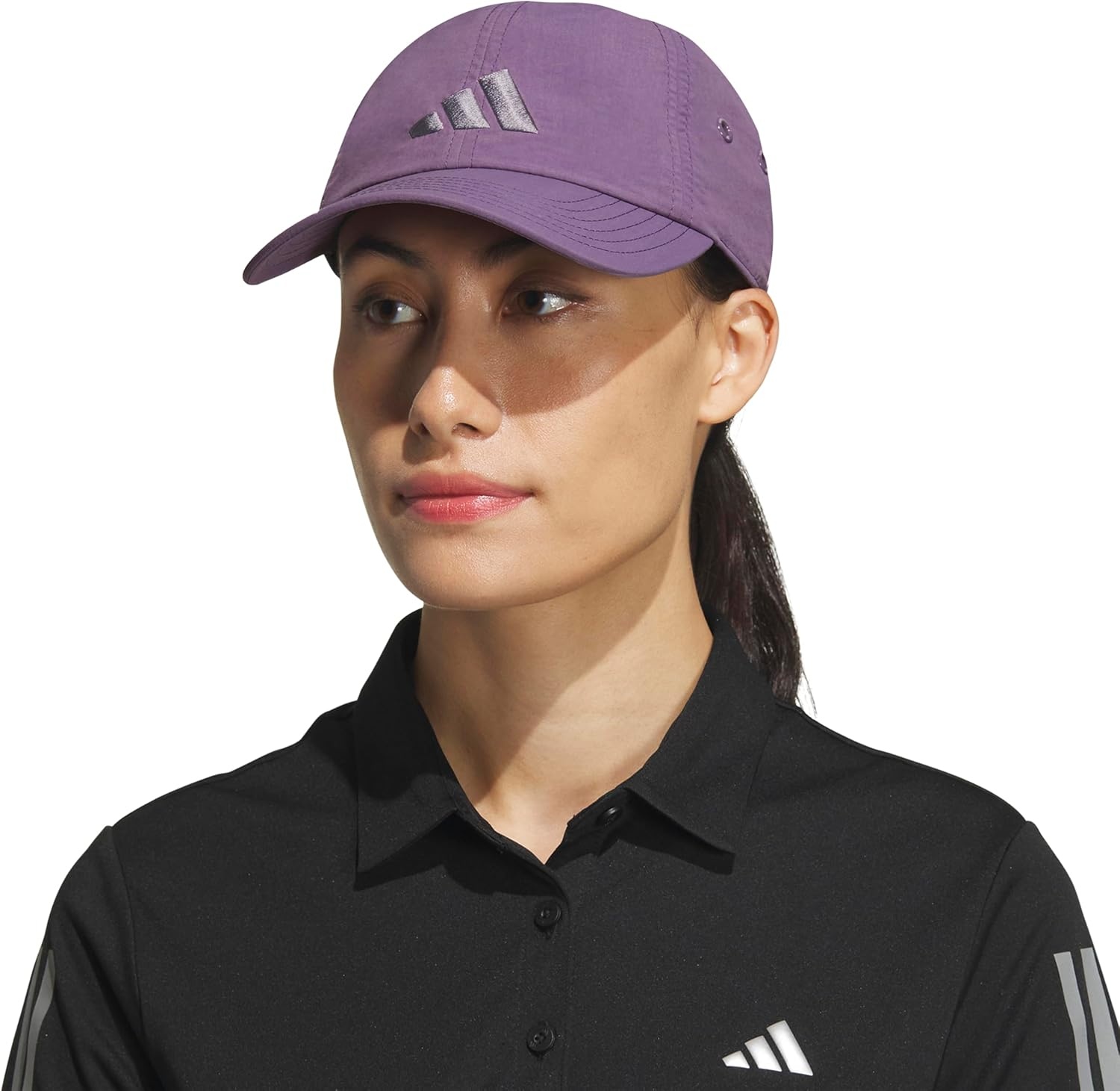 image:imageadidas Womens Influencer 3 Relaxed Strapback Adjustable Fit HatShadow VioletPreloved Fig Purple