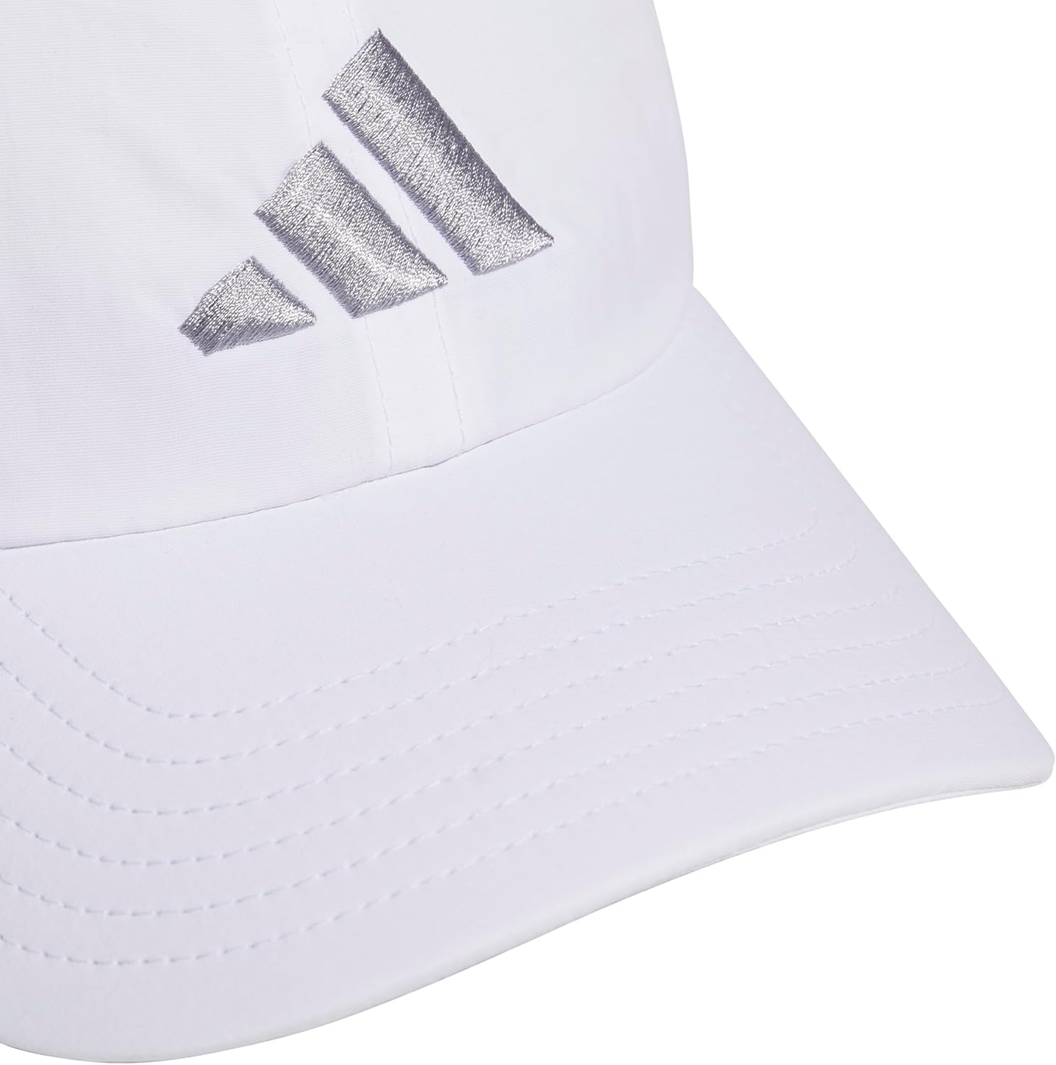 image:imageadidas Womens Influencer 3 Relaxed Strapback Adjustable Fit HatWhiteGlory Grey