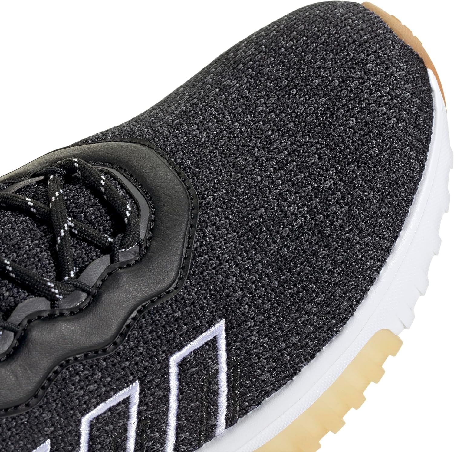 image:imageadidas Womens Kaptir Flow 20 Lace Up Sneakers Shoes Casual PinkBlackWhiteGrey