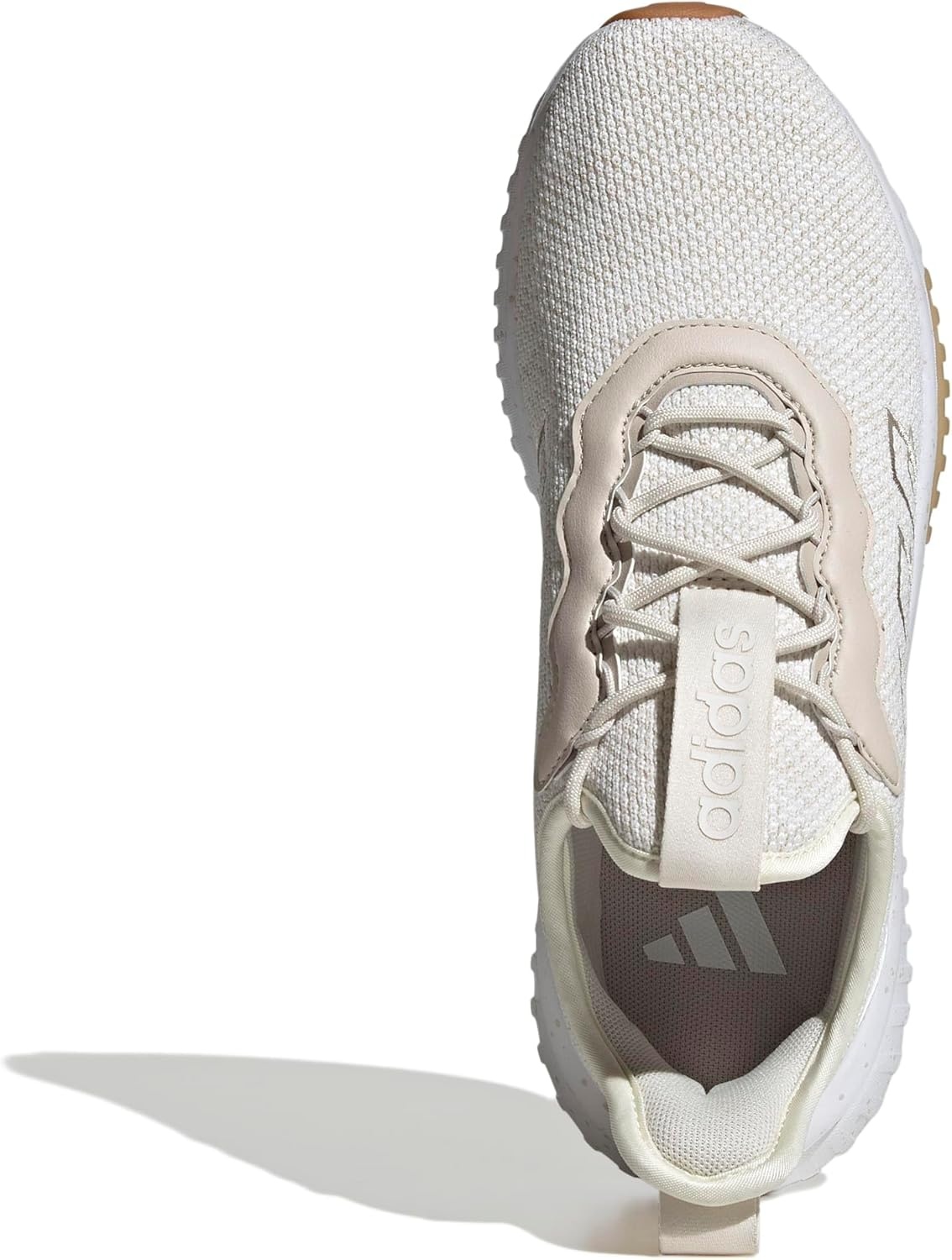 image:imageadidas Womens Kaptir Flow 20 Lace Up Sneakers Shoes Casual PinkOff WhiteWonder BeigeAlumina
