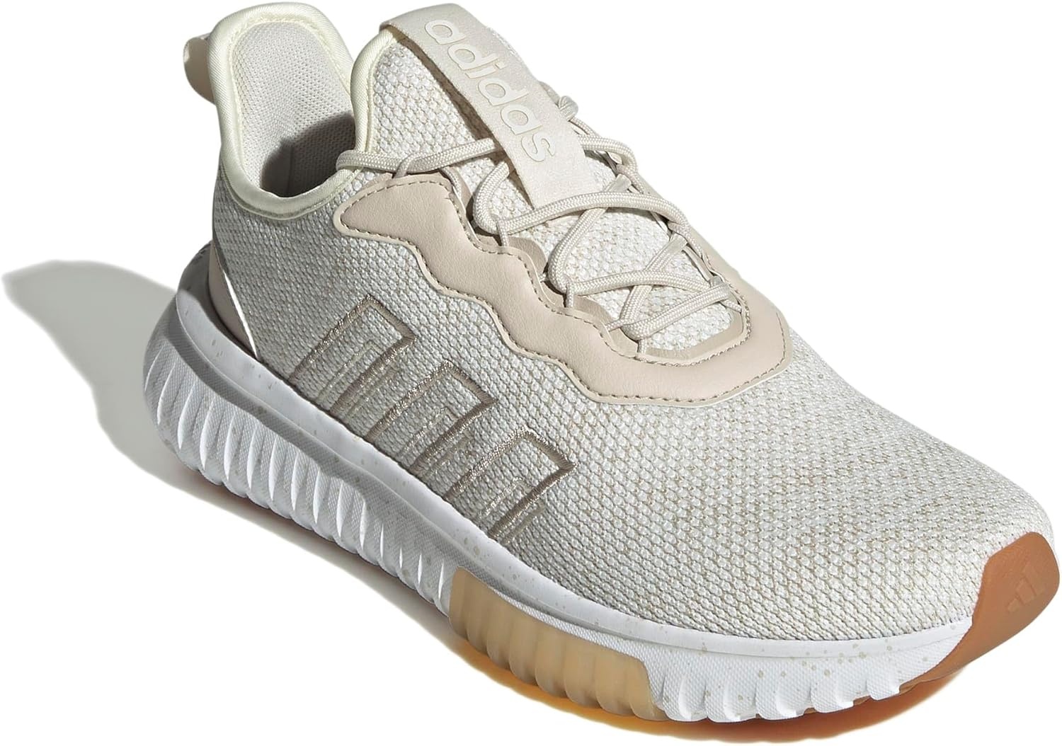image:imageadidas Womens Kaptir Flow 20 Lace Up Sneakers Shoes Casual PinkOff WhiteWonder BeigeAlumina